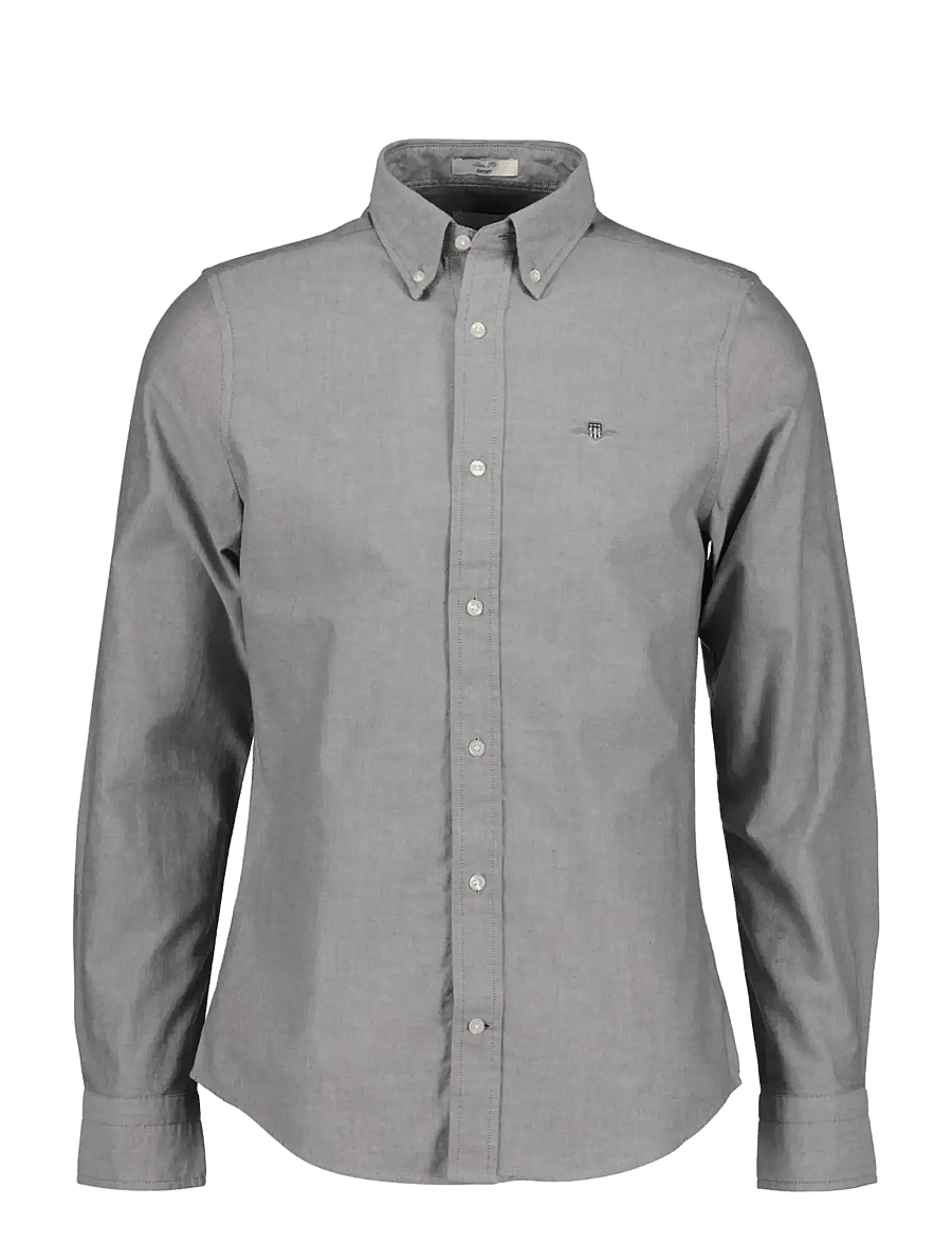 Gant - SLIM CLASSIC OXFORD SHIRT - oxfordi särgid - black brown - 0