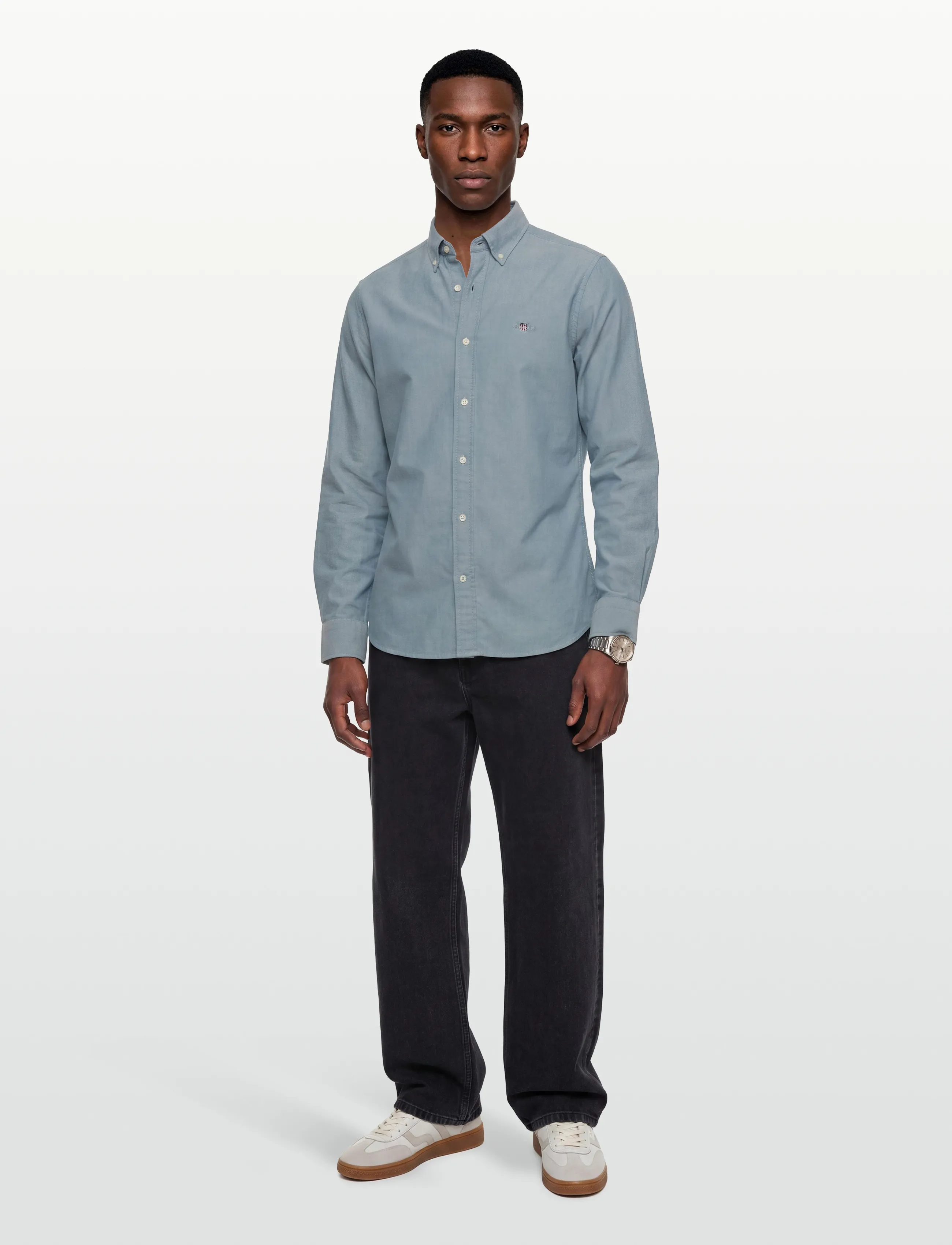 Gant SLIM CLASSIC OXFORD SHIRT - Skatīt visu - DEEP FOREST GREEN / green