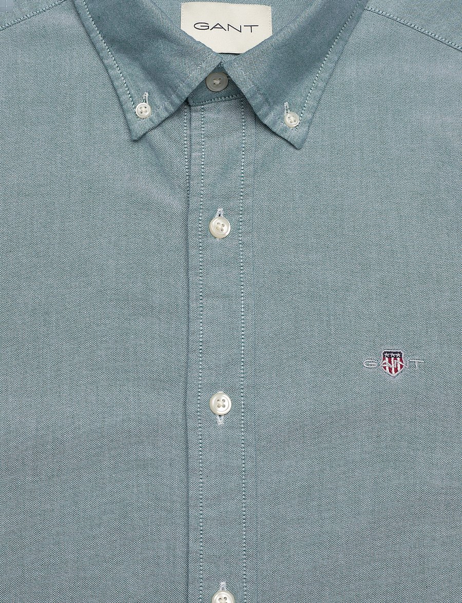 Gant - SLIM CLASSIC OXFORD SHIRT - oxford skjorter - deep forest green - 2