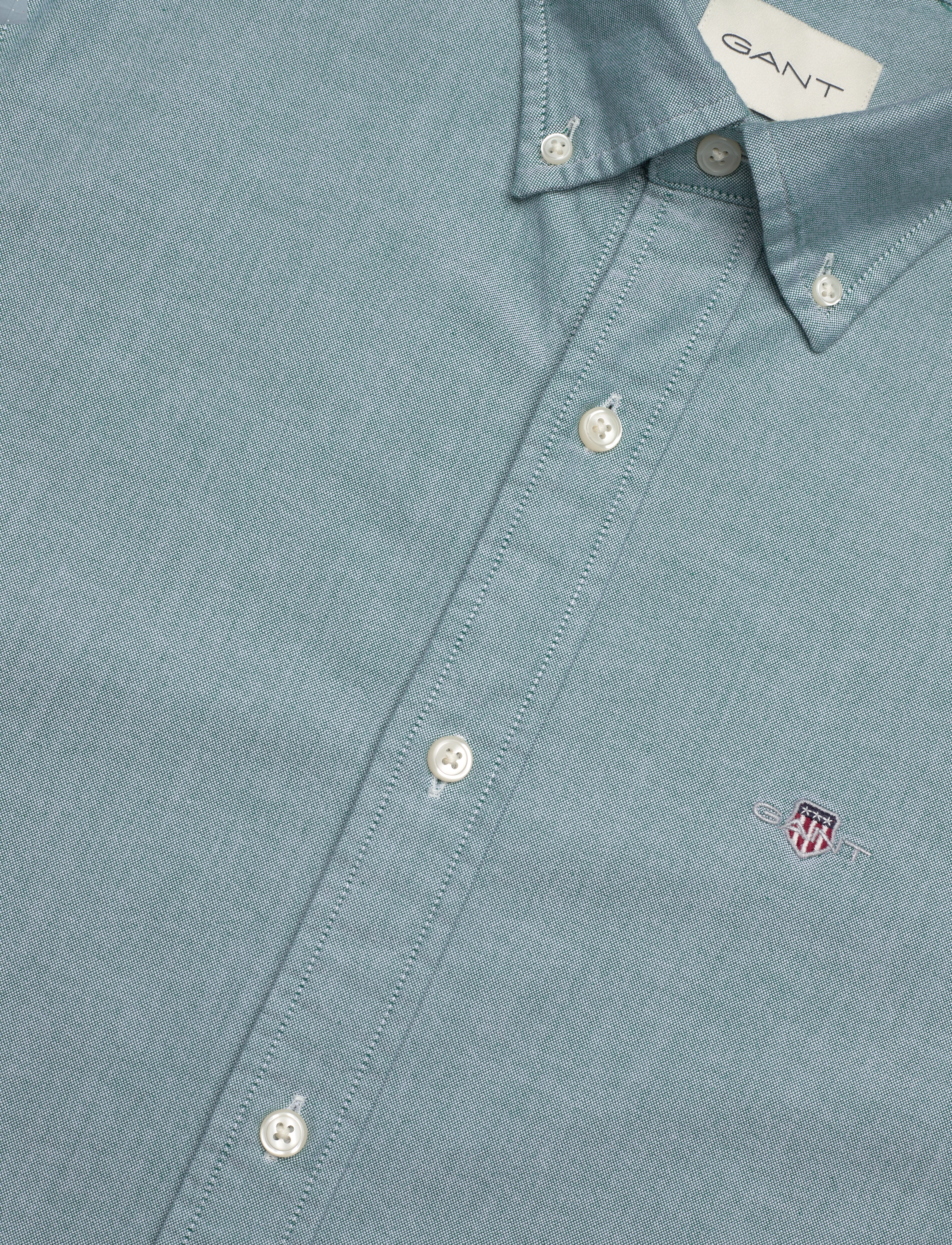 Gant - SLIM CLASSIC OXFORD SHIRT - oxford skjorter - deep forest green - 3