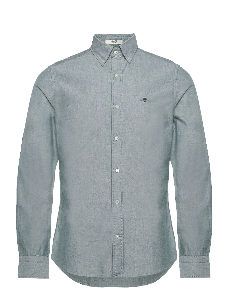 Gant - SLIM OXFORD SHIRT - oxford-hemden - forest green - 0