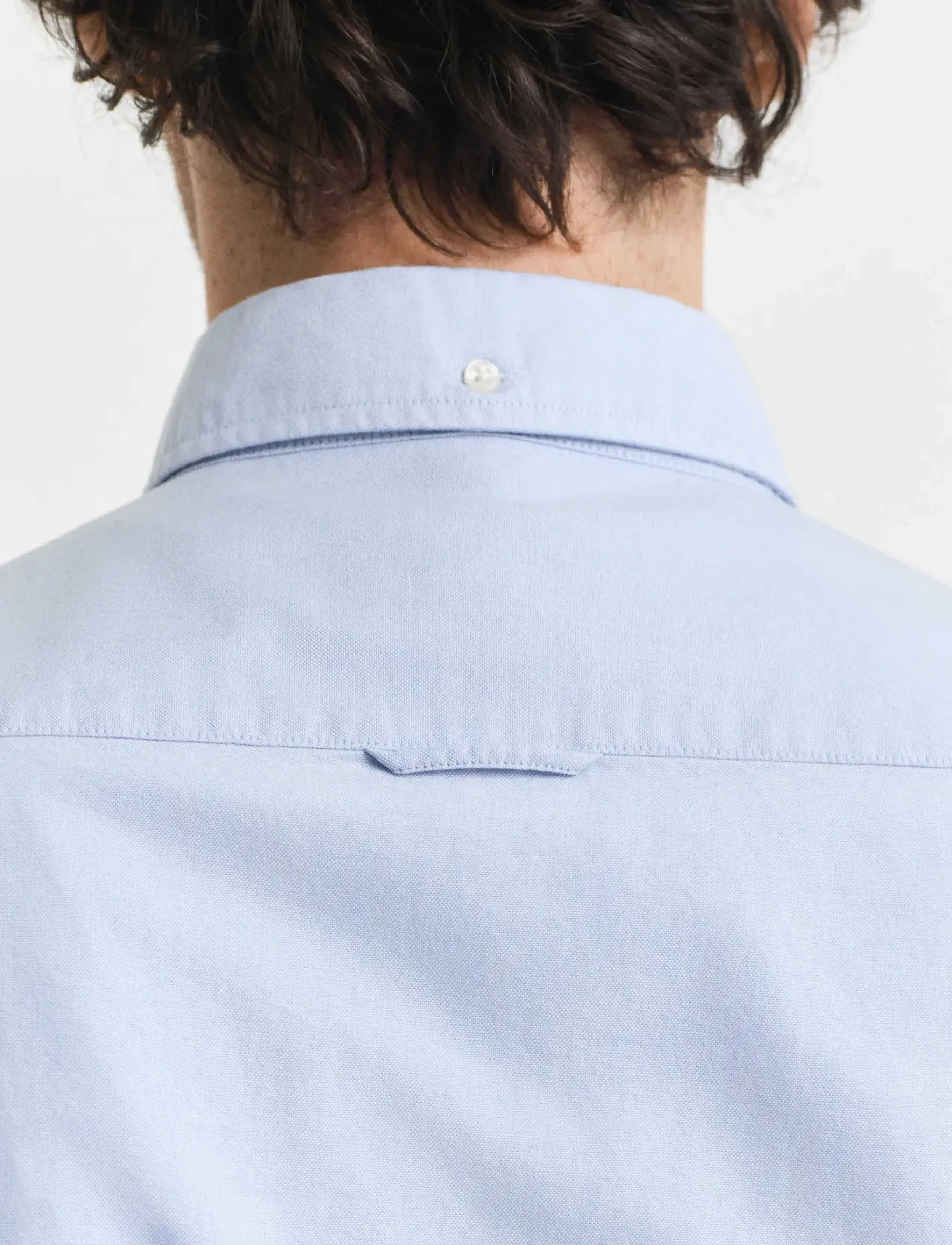 Gant - SLIM OXFORD SHIRT - oxford skjorter - light blue - 4