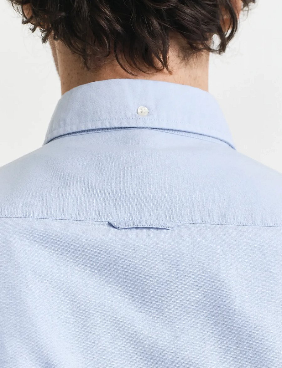Gant - SLIM OXFORD SHIRT - oxford skjorter - light blue - 4