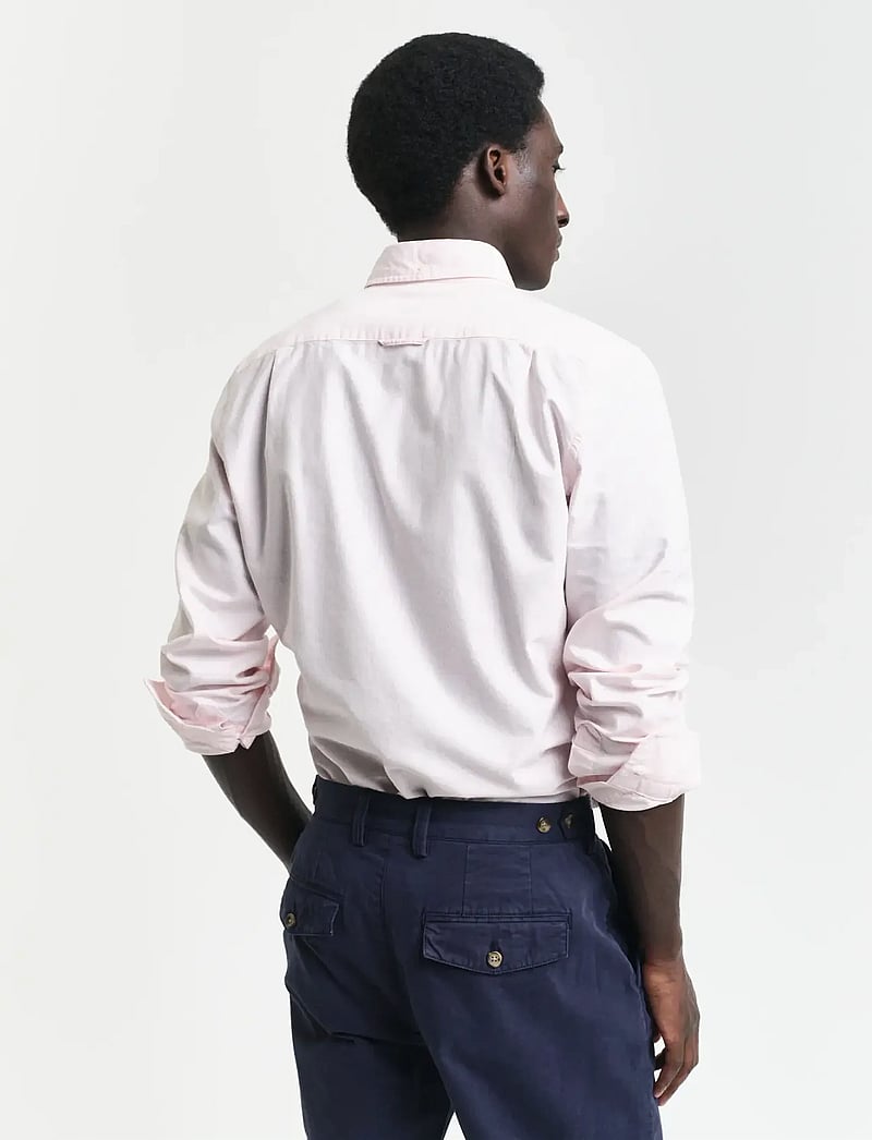 GANT - SLIM CLASSIC OXFORD SHIRT - basic skjortor - light pink - 3