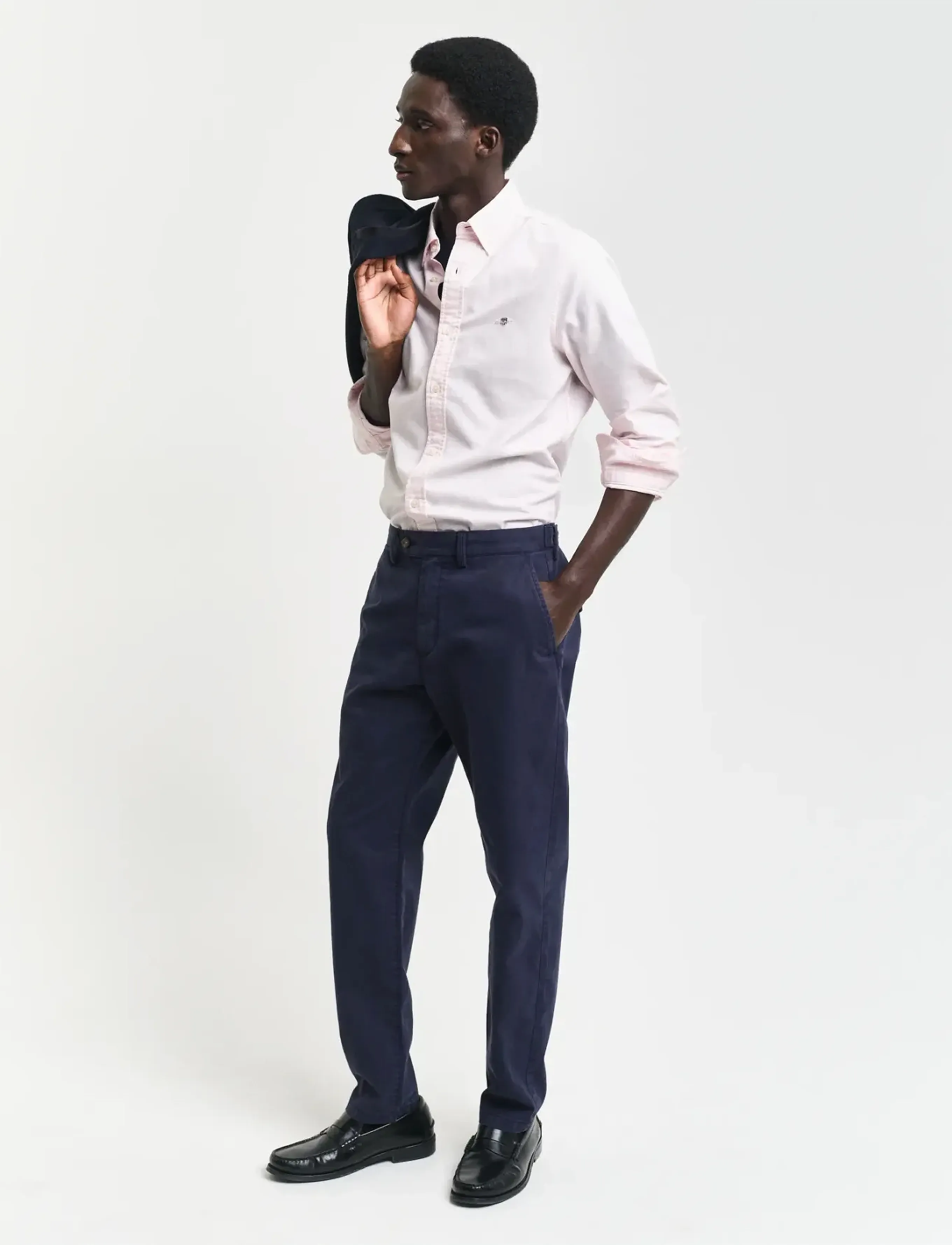 Gant - SLIM OXFORD SHIRT - oxford skjorter - light pink - 5