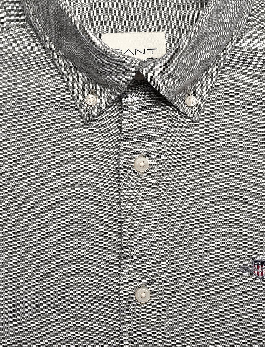 Gant - SLIM OXFORD SHIRT - oxford skjorter - moss green - 2