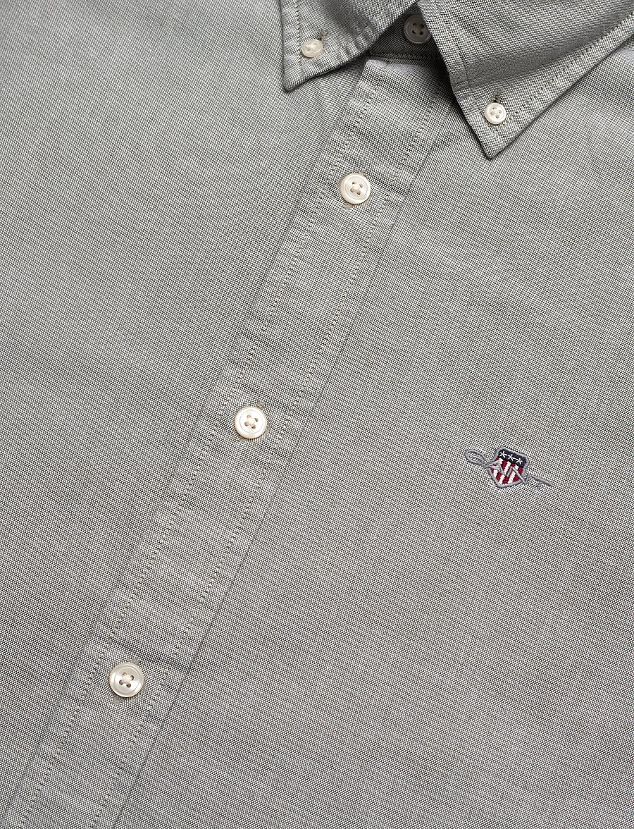 Gant - SLIM OXFORD SHIRT - oxford skjorter - moss green - 3