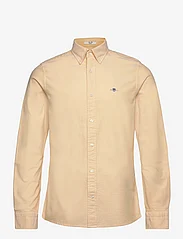 GANT - SLIM CLASSIC OXFORD SHIRT - oxford shirts - parchment yellow - 0