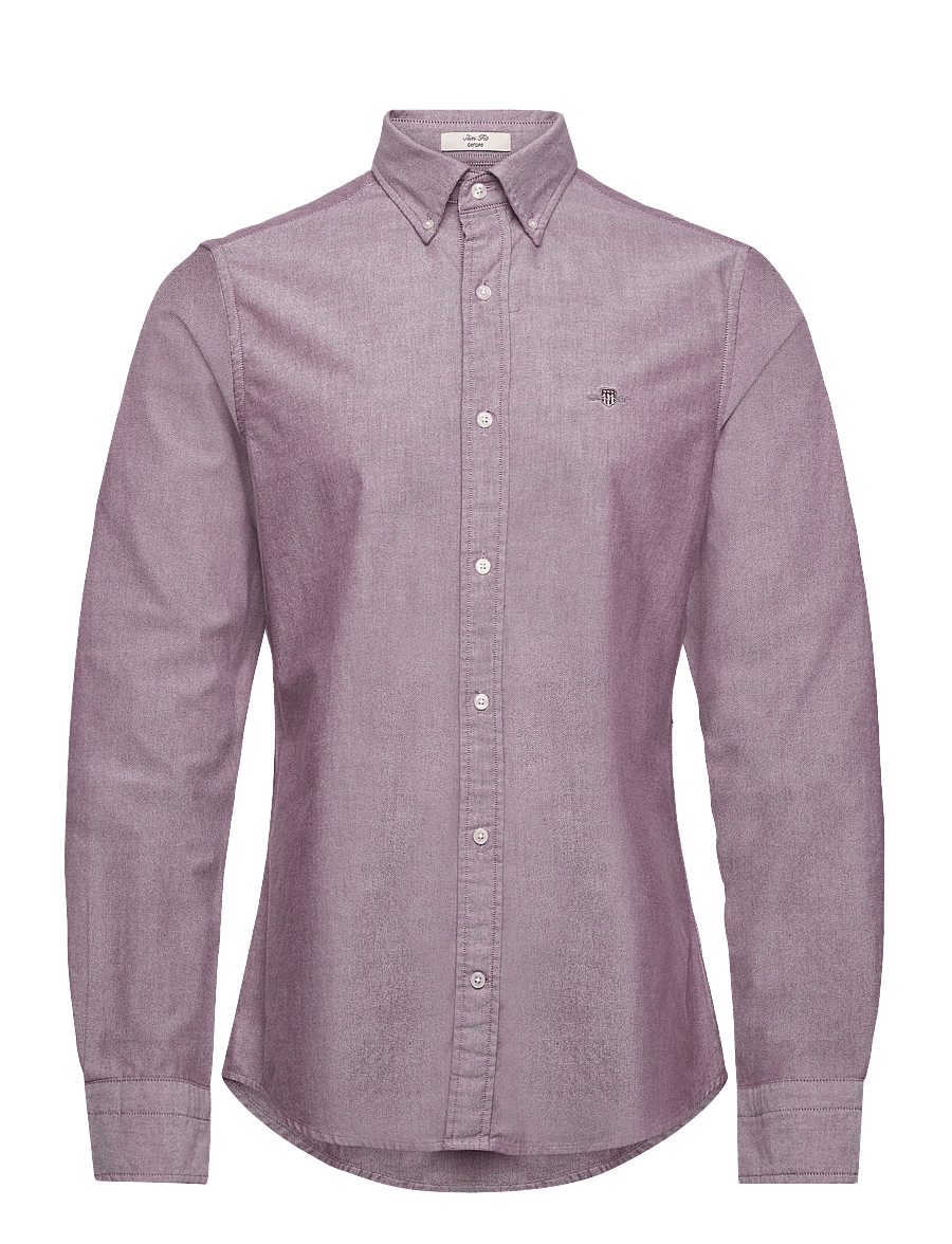 Gant - SLIM OXFORD SHIRT - oxford skjorter - plumped red - 0