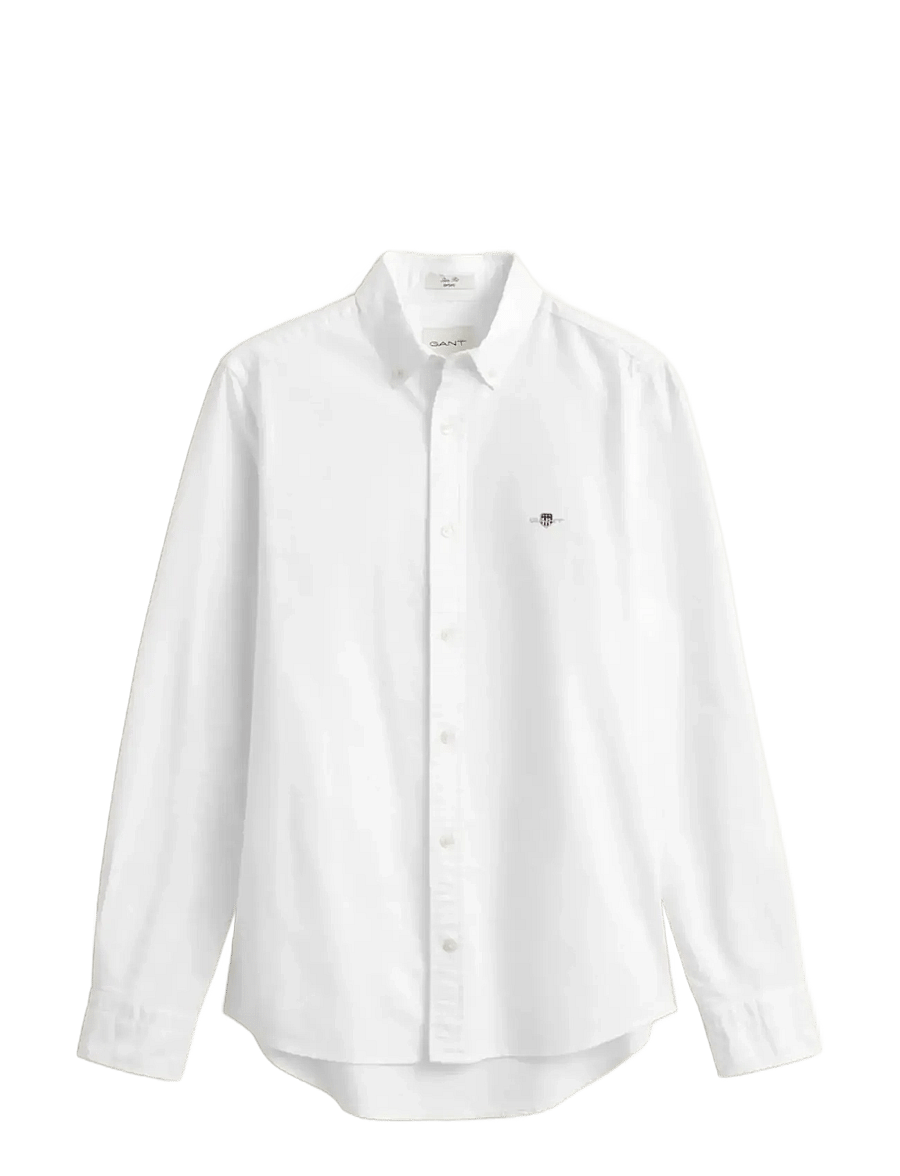 Gant - SLIM OXFORD SHIRT - oxford skjorter - white - 1