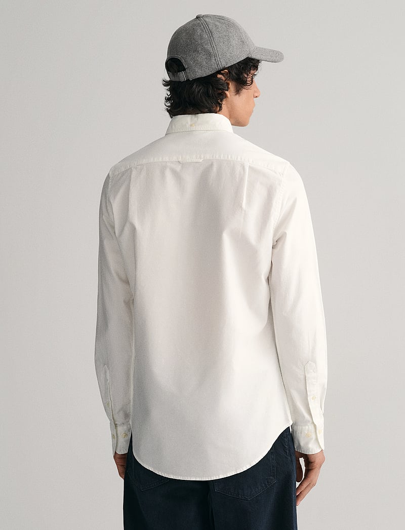 GANT - SLIM CLASSIC OXFORD SHIRT - basic-hemden - white - 3
