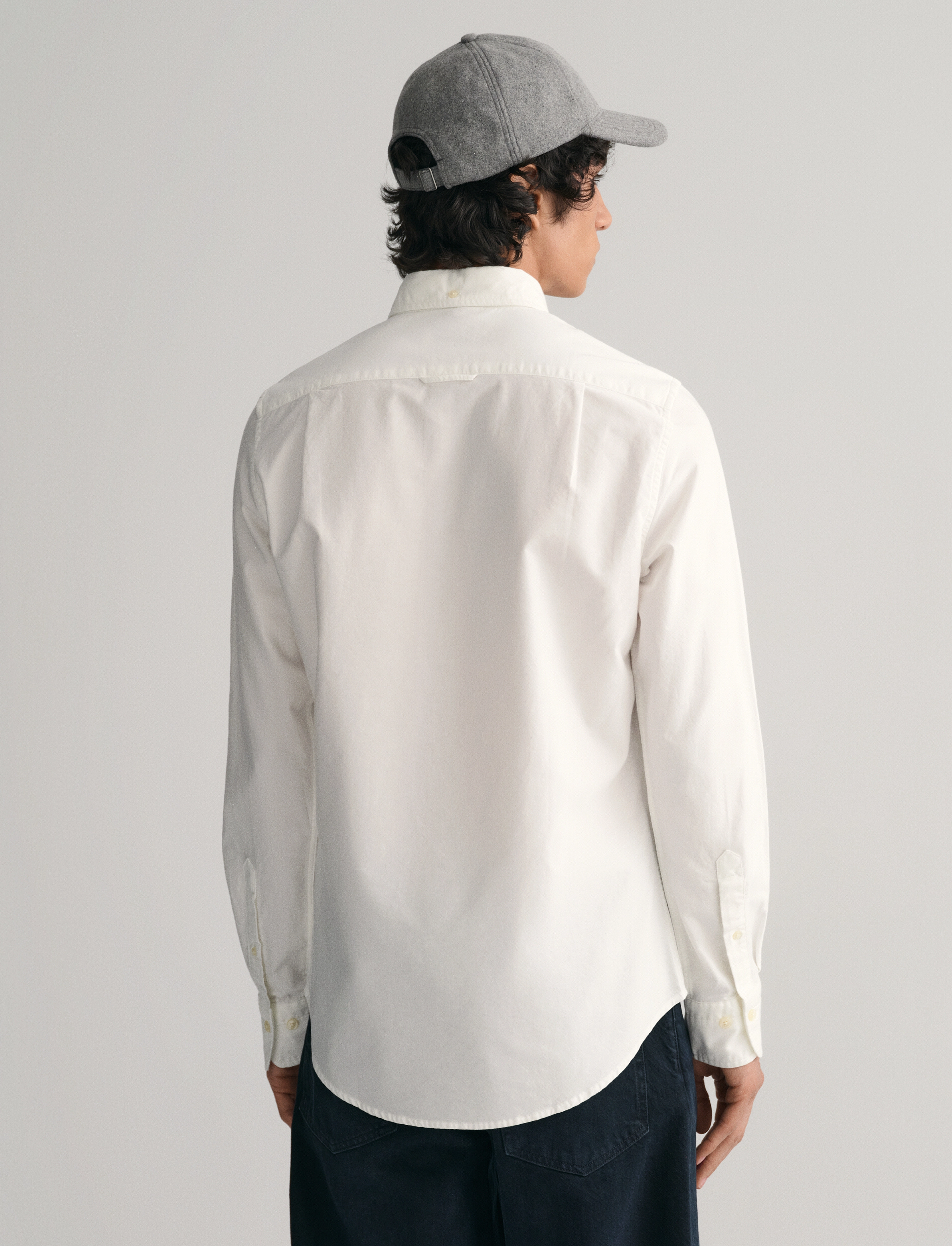 Gant - SLIM OXFORD SHIRT - oxford skjorter - white - 3