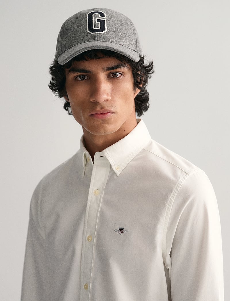 GANT - SLIM CLASSIC OXFORD SHIRT - basic-hemden - white - 4