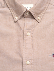 GANT - SLIM OXFORD SHIRT - oksfordo marškiniai - woody brown - 2