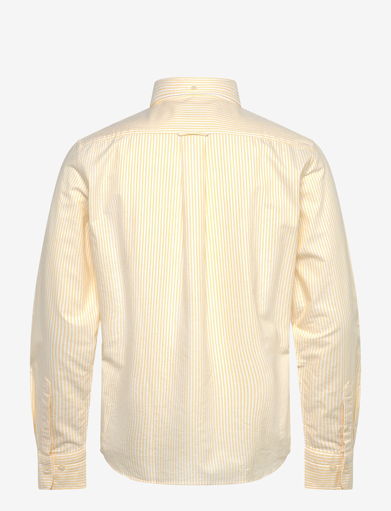 GANT - REG CLASSIC OXFORD STRIPE SHIRT - laisvalaikio marškiniai - banana yellow - 1