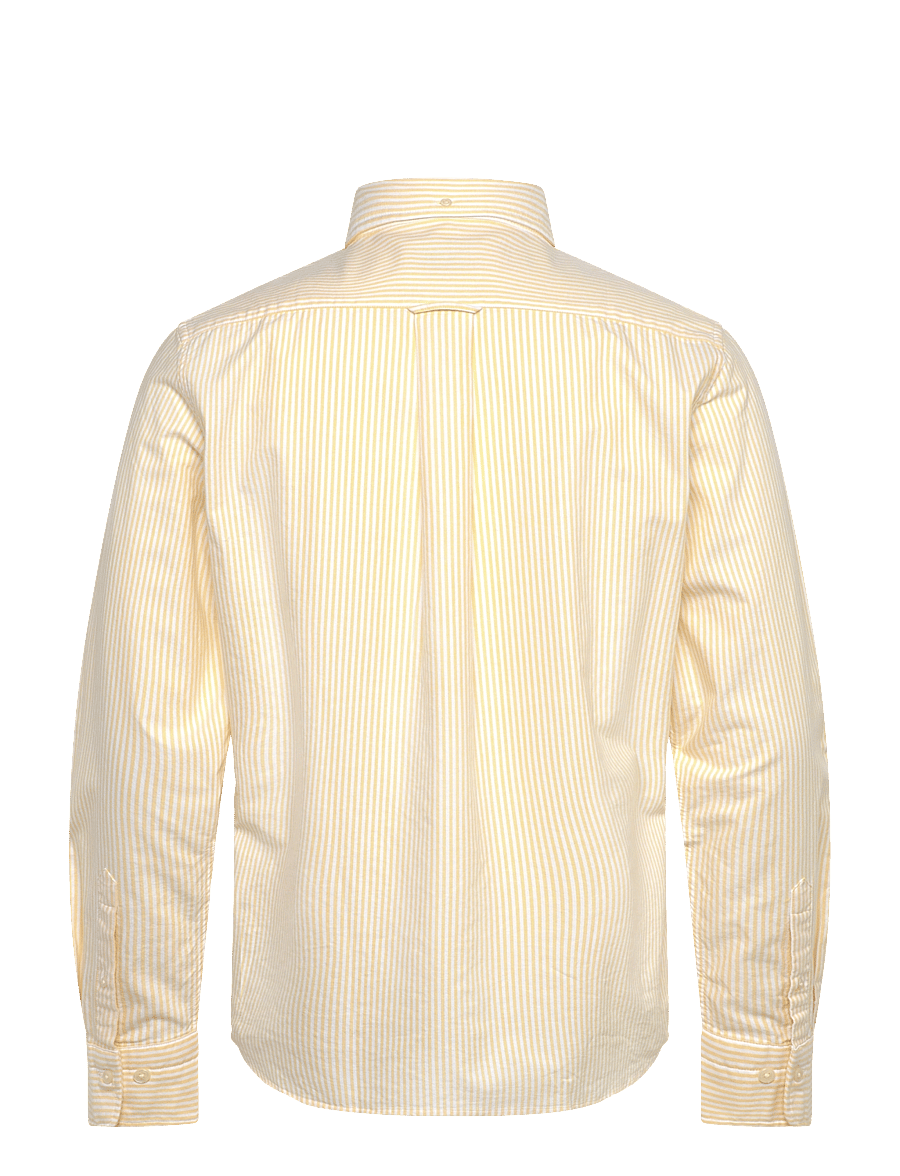 Gant - REG CLASSIC OXFORD STRIPE SHIRT - oxford skjorter - banana yellow - 2