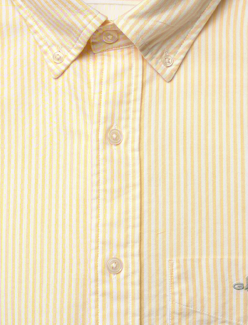GANT - REG CLASSIC OXFORD STRIPE SHIRT - laisvalaikio marškiniai - banana yellow - 2