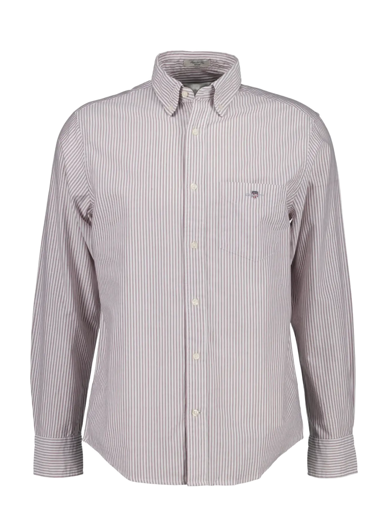 Gant - REG CLASSIC OXFORD STRIPE SHIRT - oxford-skjortor - deep grape wine - 1