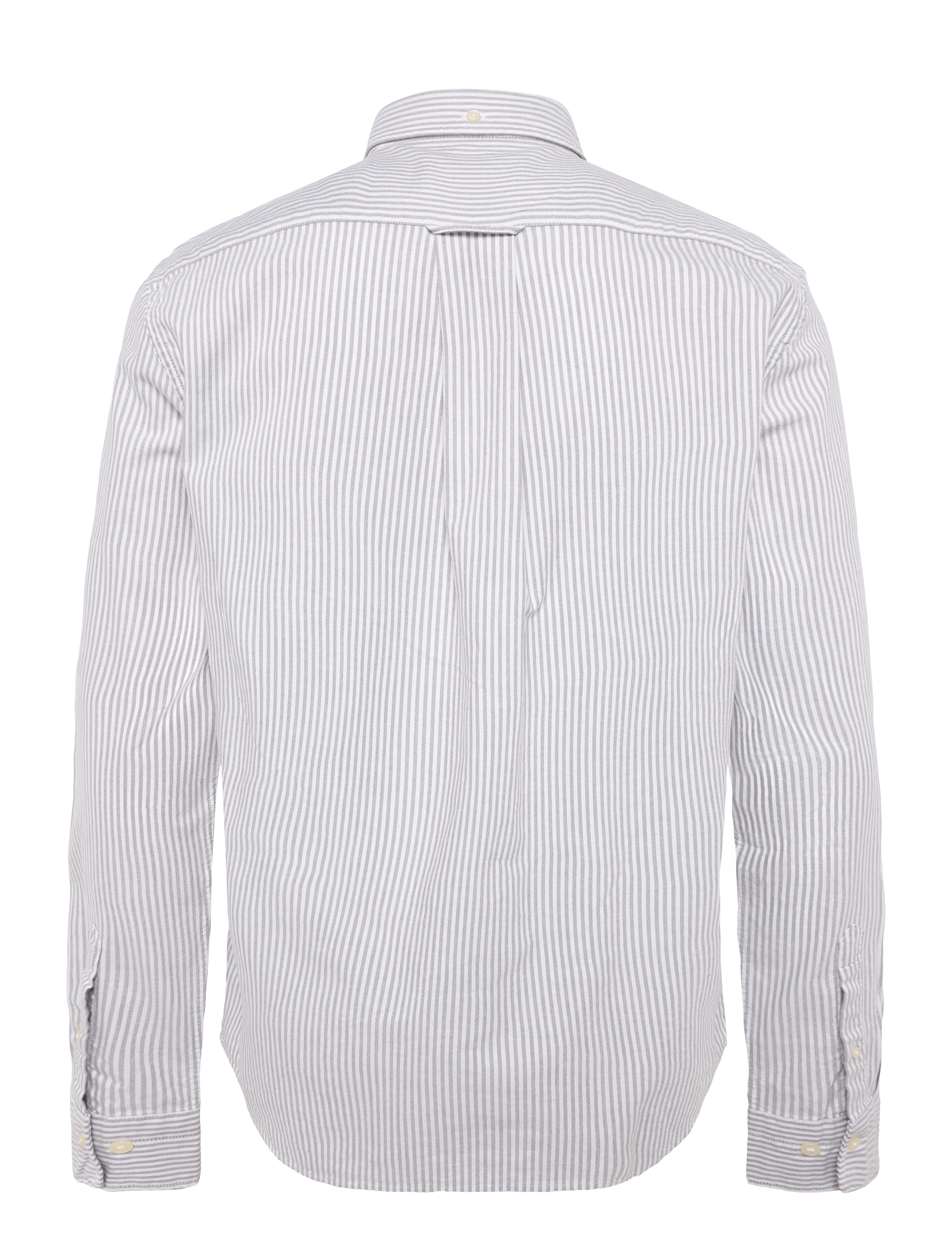 Gant - REG CLASSIC OXFORD STRIPE SHIRT - oxford skjorter - faded taupe - 1