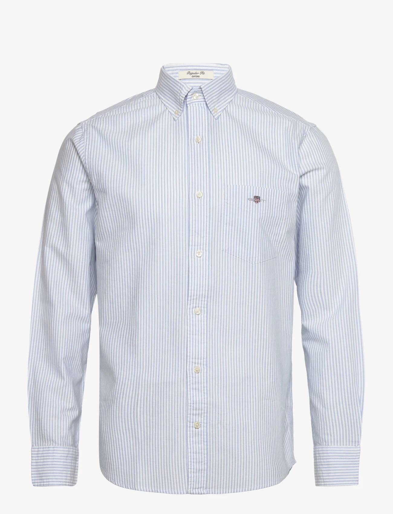 GANT - REG CLASSIC OXFORD BANKER SHIRT - oxford shirts - light blue - 0