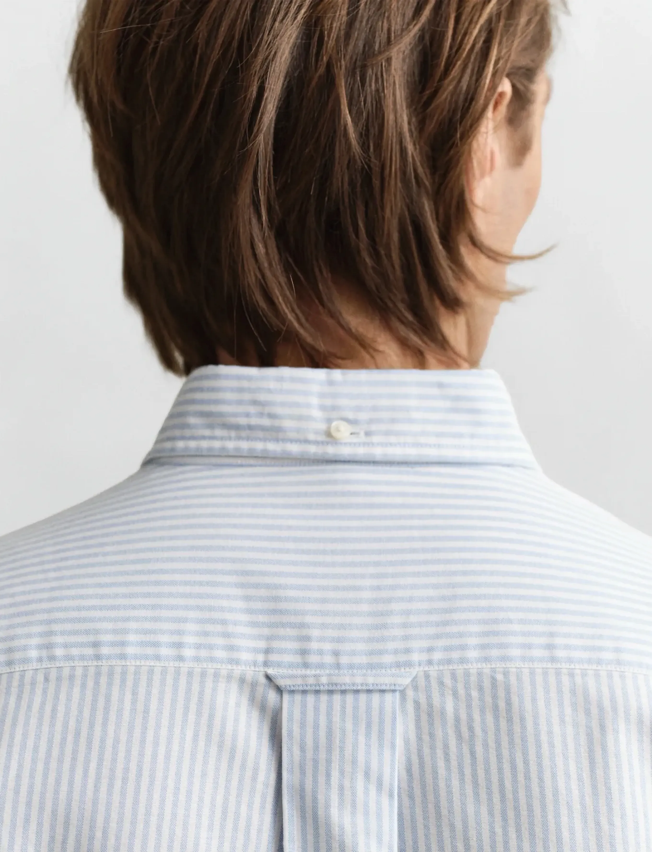 Gant - REG OXFORD BANKER STRIPE SHIRT - oxford shirts - light blue - 4