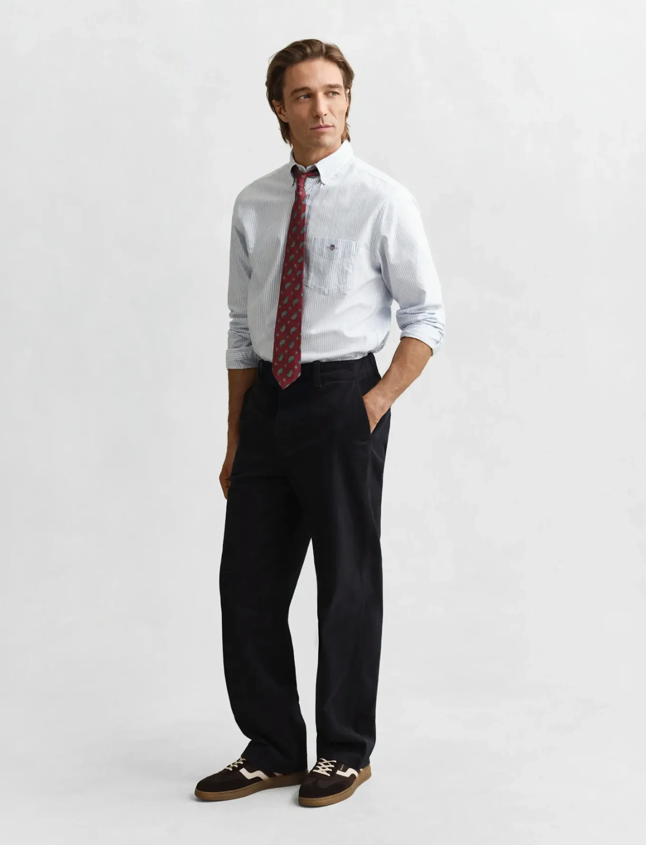 Gant Reg Classic Oxford Stripe Shirt skjortor & blusar herr – bild 5
