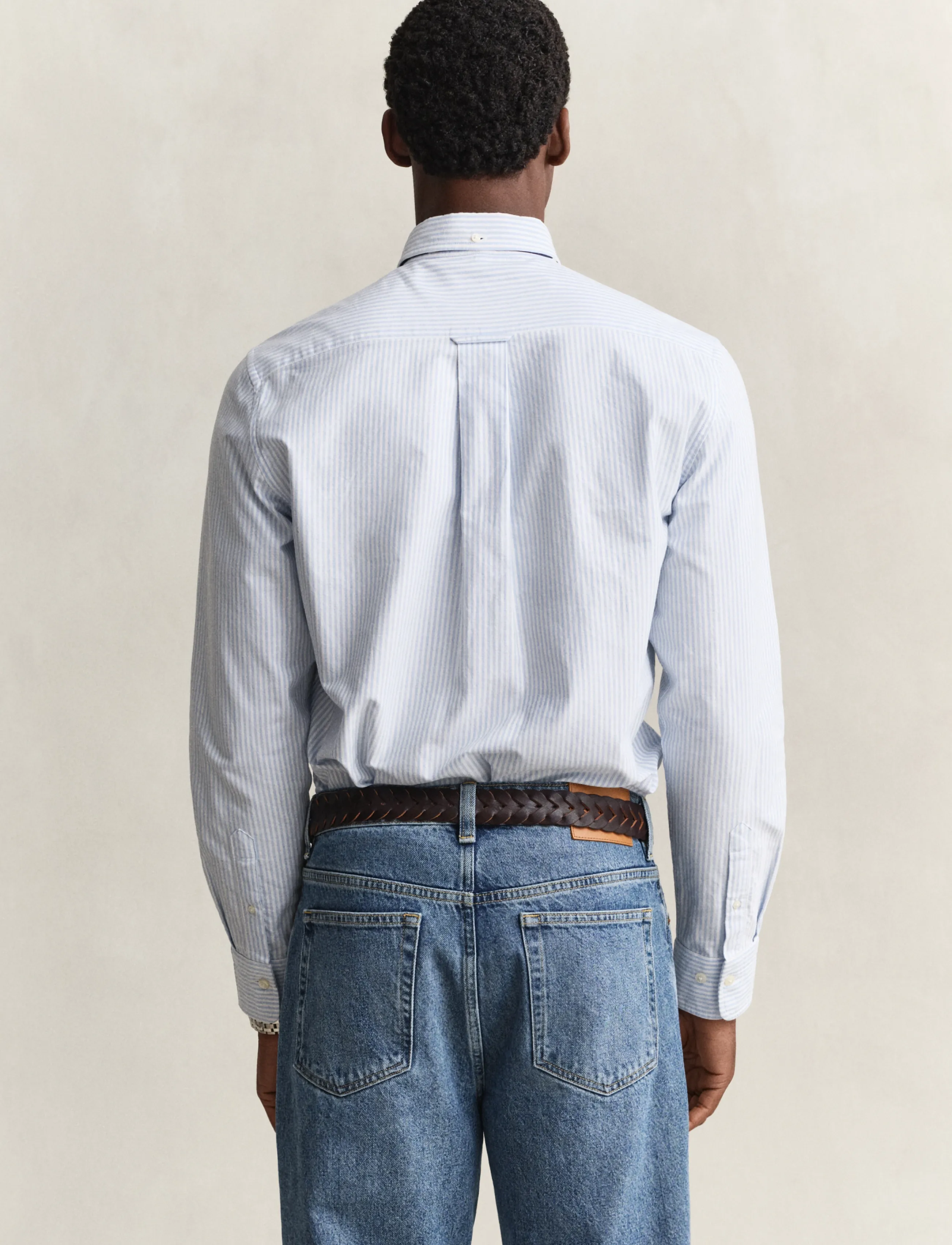 Gant Reg Classic Oxford Stripe Shirt skjortor & blusar herr – bild 7