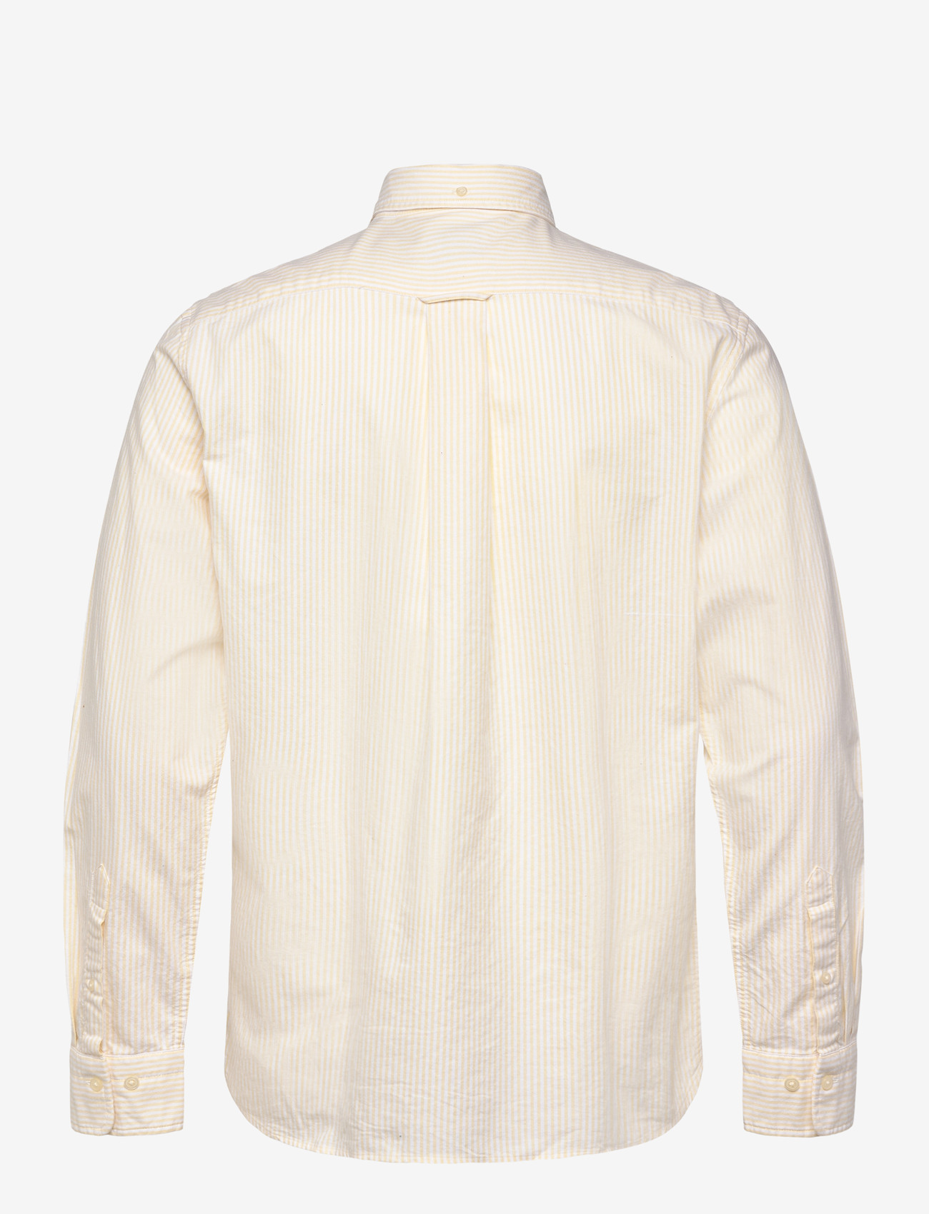 GANT - REG CLASSIC OXFORD STRIPE SHIRT - randiga skjortor - light mustard yellow - 2