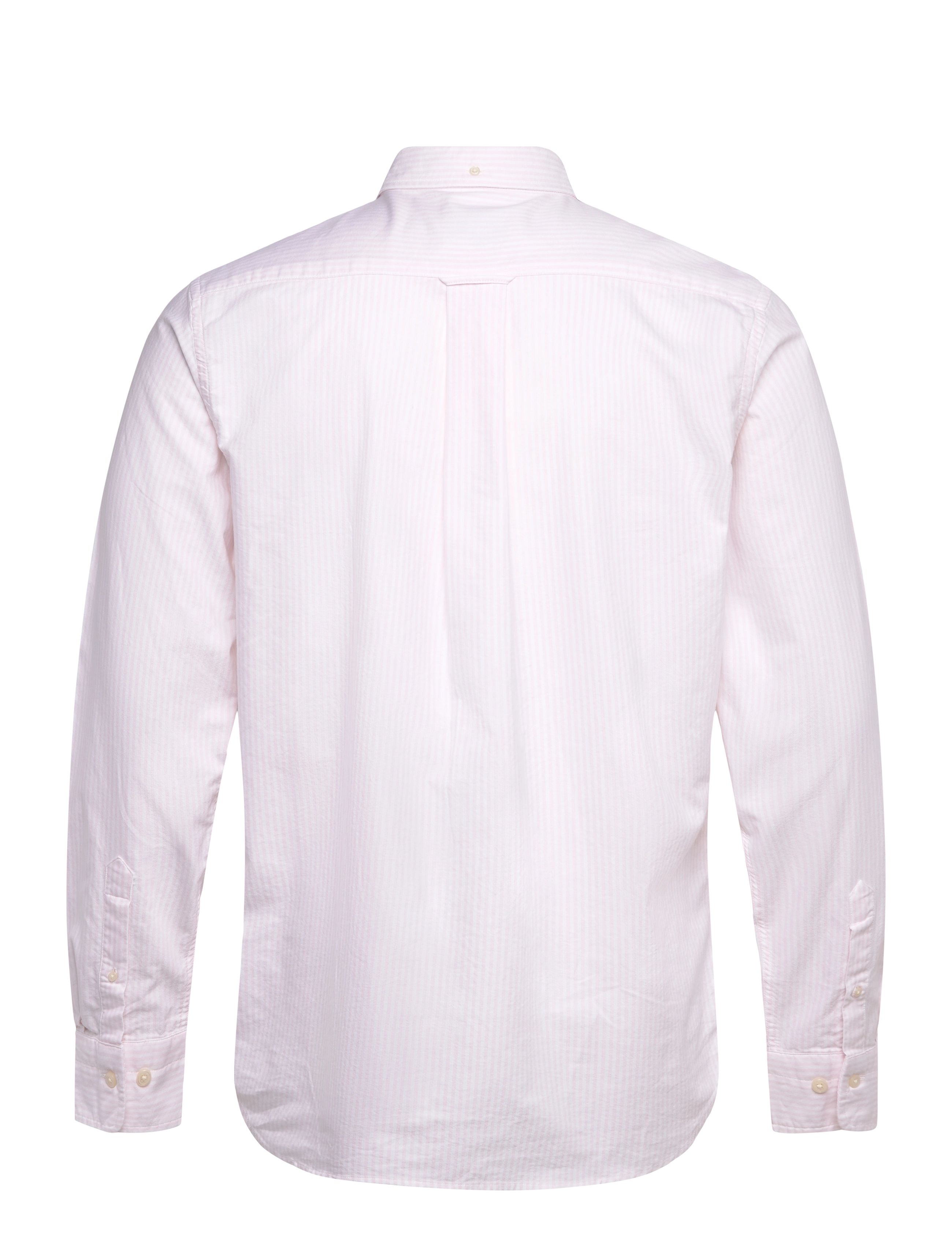 Gant - REG CLASSIC OXFORD STRIPE SHIRT - stribede skjorter - light pink - 2