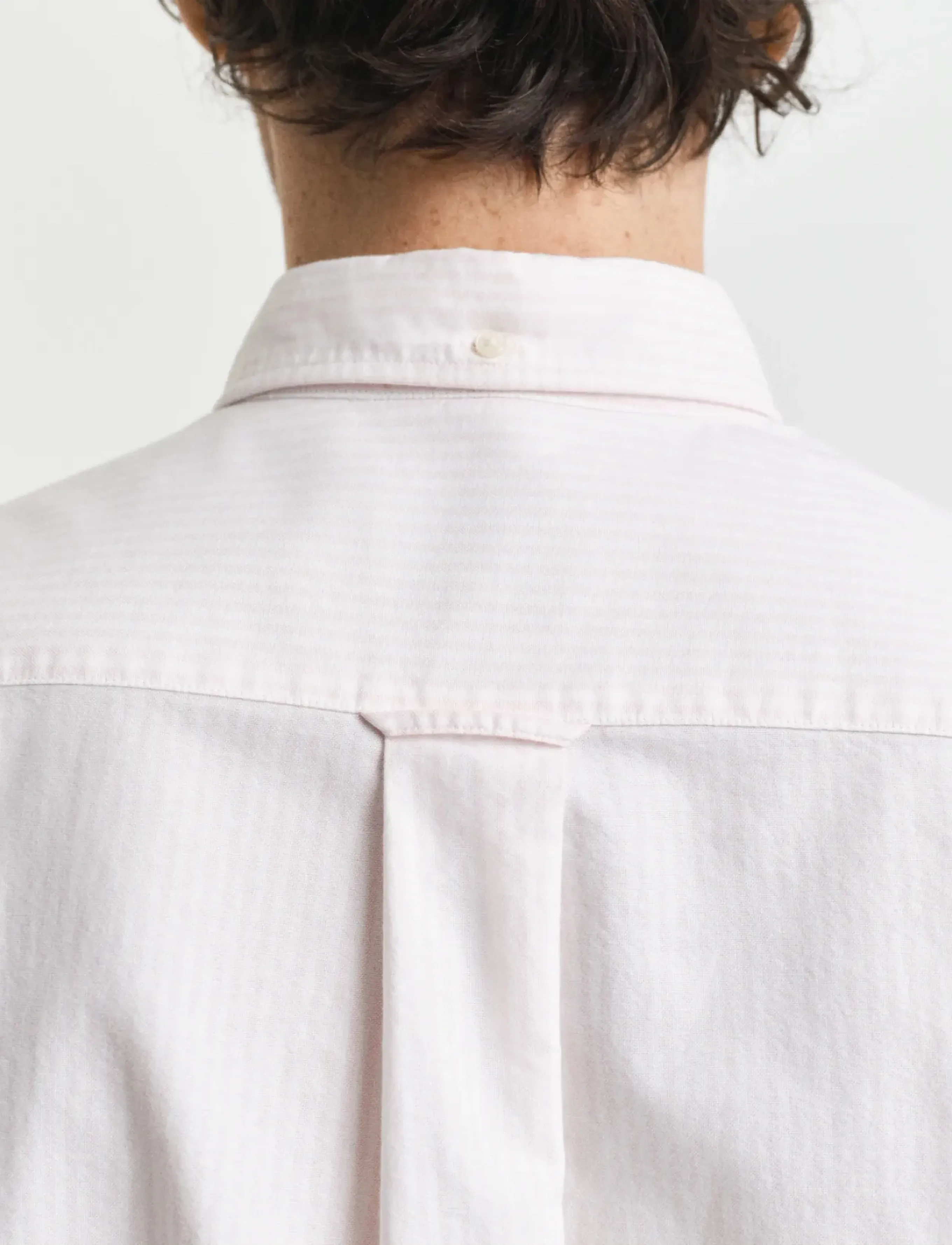 Gant - REG CLASSIC OXFORD STRIPE SHIRT - stribede skjorter - light pink - 4