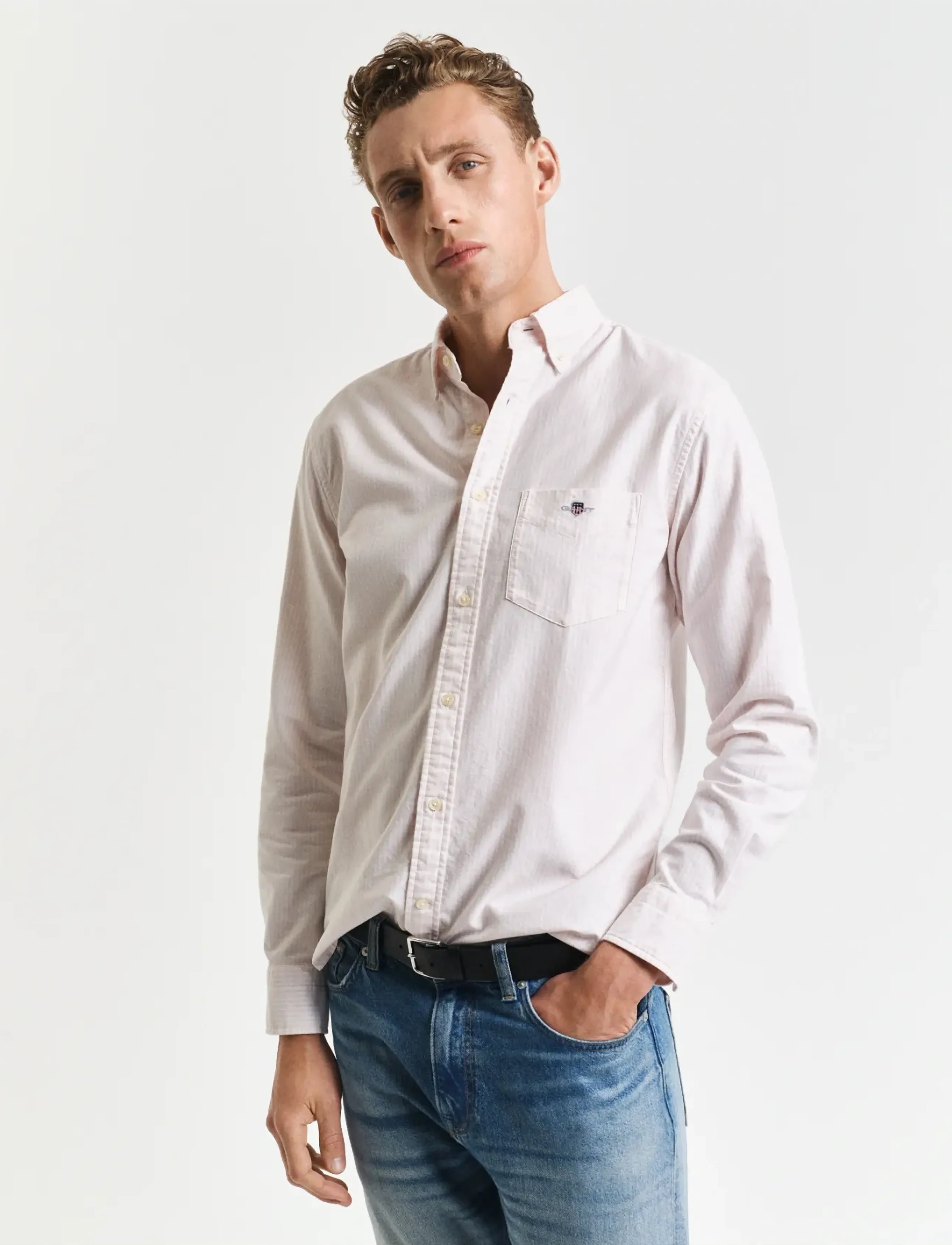 Gant Reg Classic Oxford Stripe Shirt skjortor & blusar herr – bild 6
