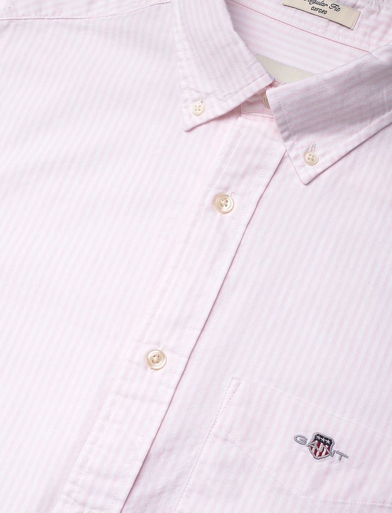 GANT - REG CLASSIC OXFORD STRIPE SHIRT - basic-hemden - light pink - 3