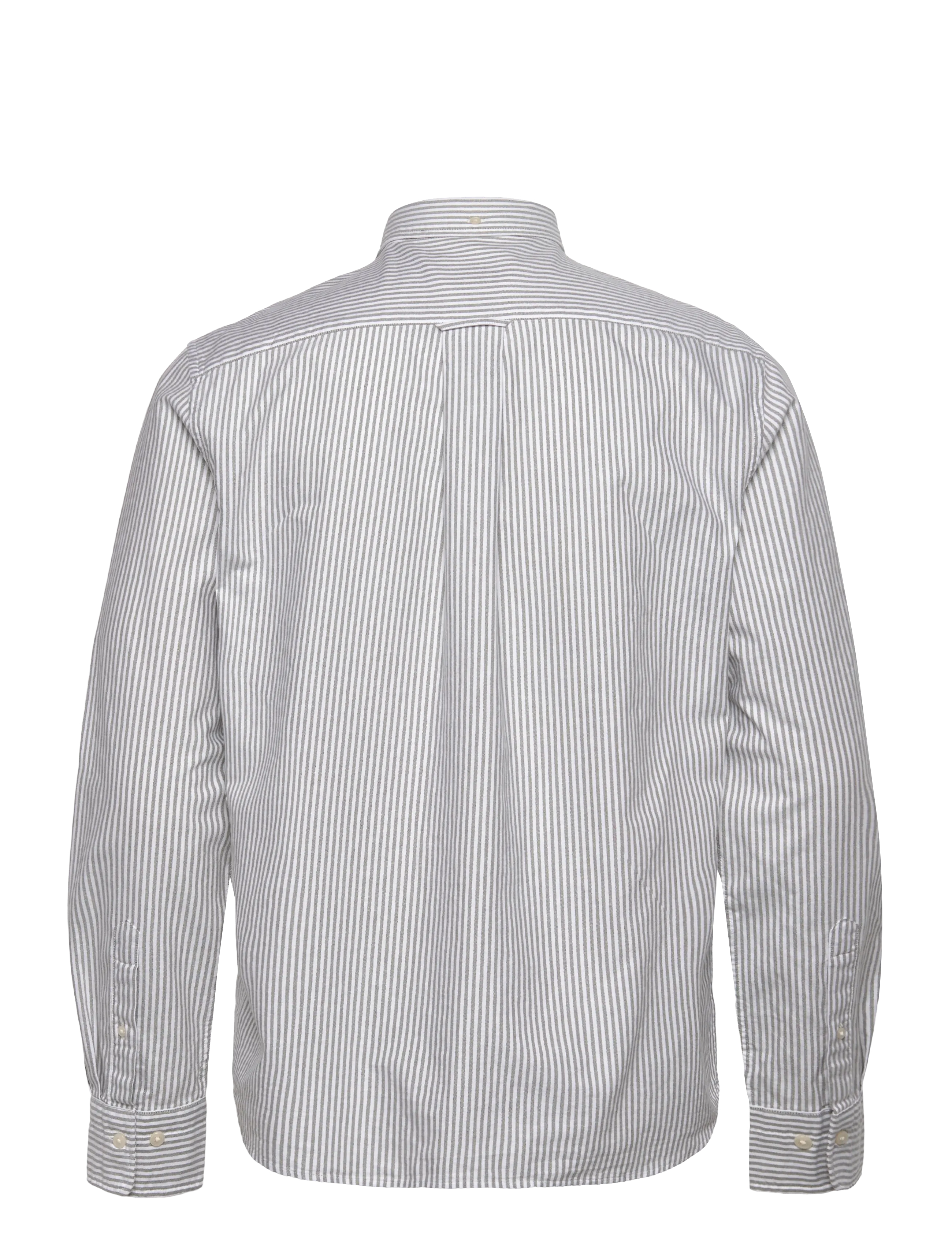 Gant - REG CLASSIC OXFORD STRIPE SHIRT - chemises oxford - moss green - 1