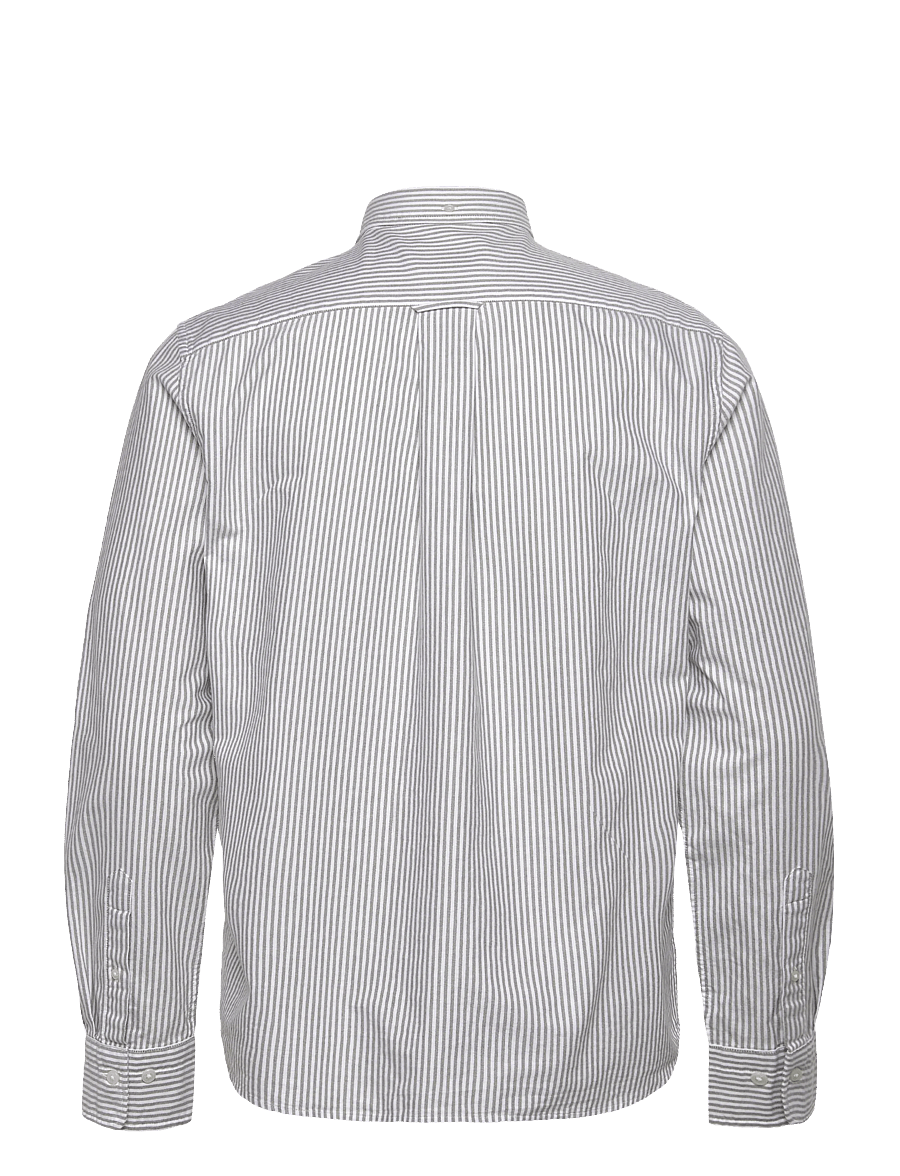 Gant - REG CLASSIC OXFORD STRIPE SHIRT - chemises oxford - moss green - 1