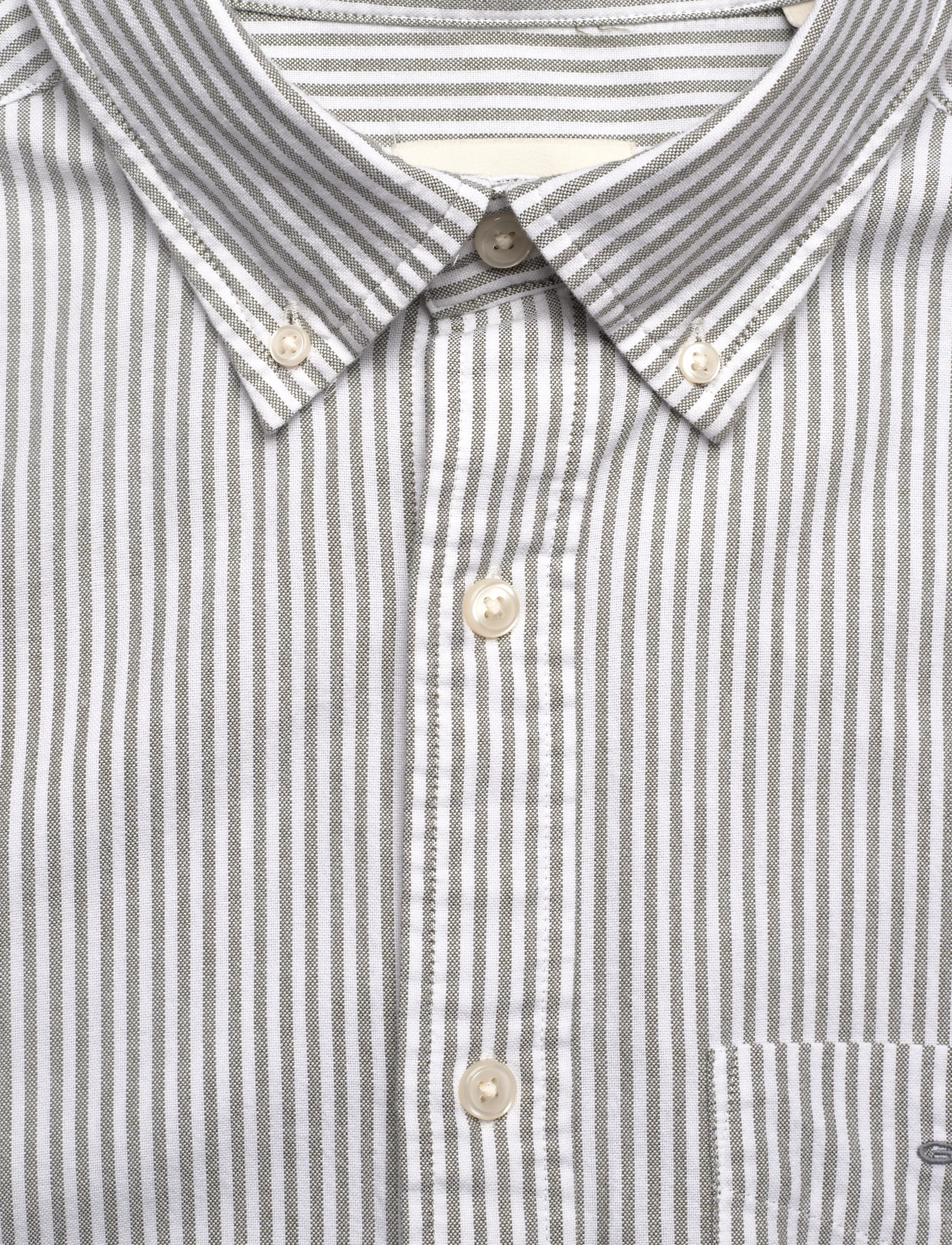 Gant - REG CLASSIC OXFORD STRIPE SHIRT - chemises oxford - moss green - 2