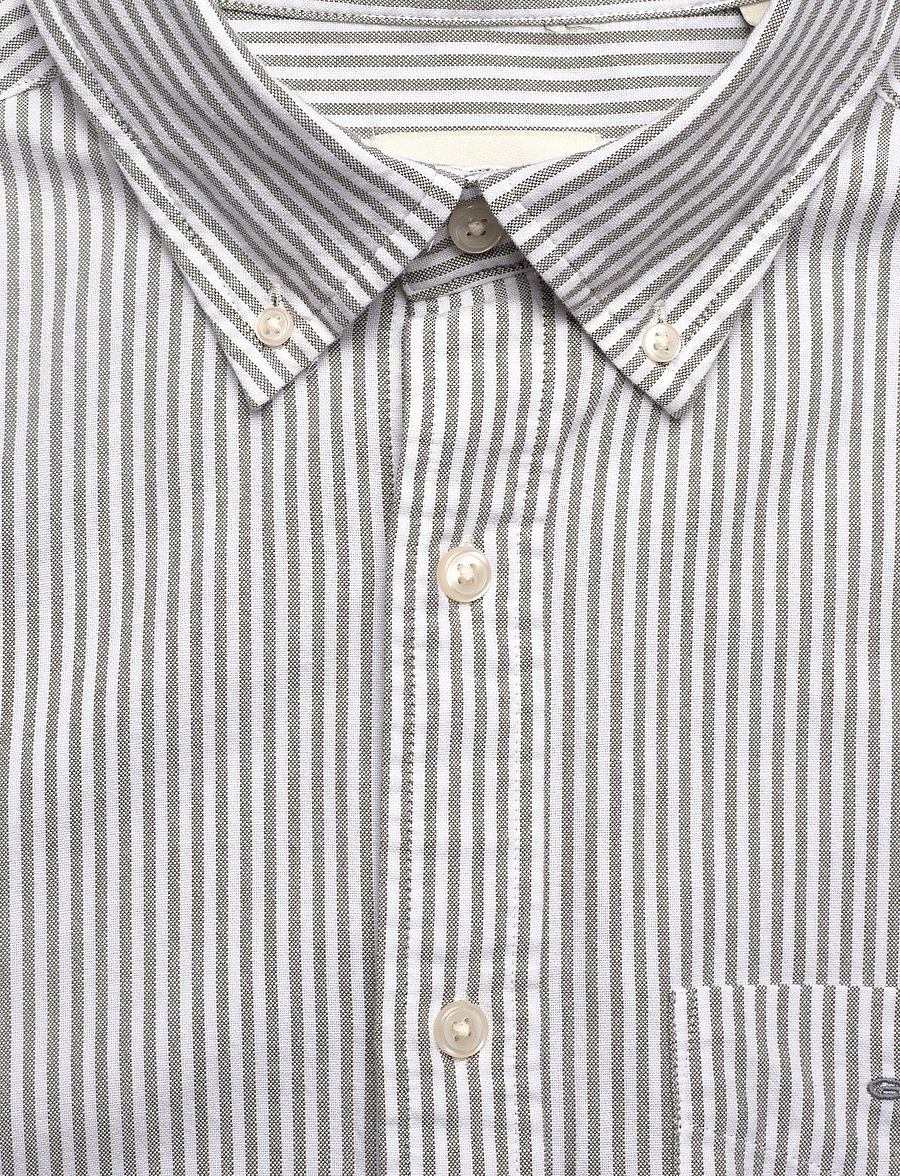 Gant - REG CLASSIC OXFORD STRIPE SHIRT - chemises oxford - moss green - 2