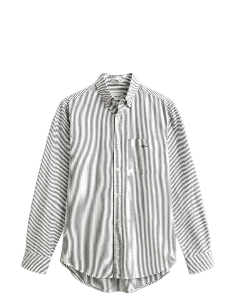 GANT - REG CLASSIC OXFORD STRIPE SHIRT - triibulised särgid - persian blue - 1
