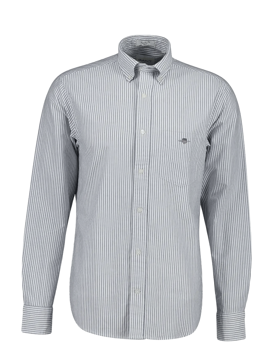 Gant - REG OXFORD BANKER STRIPE SHIRT - oxford skjorter - persian blue - 1