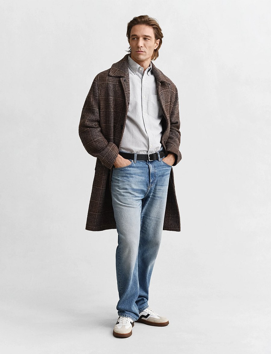 Gant - REG OXFORD BANKER STRIPE SHIRT - oxford skjorter - persian blue - 4