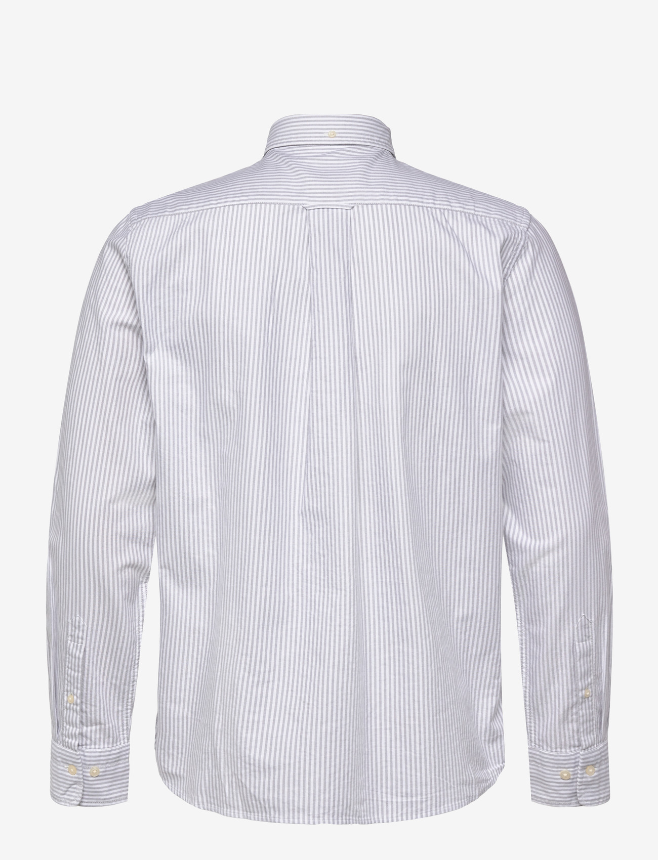 GANT - REG CLASSIC OXFORD STRIPE SHIRT - triibulised särgid - pewter grey - 2