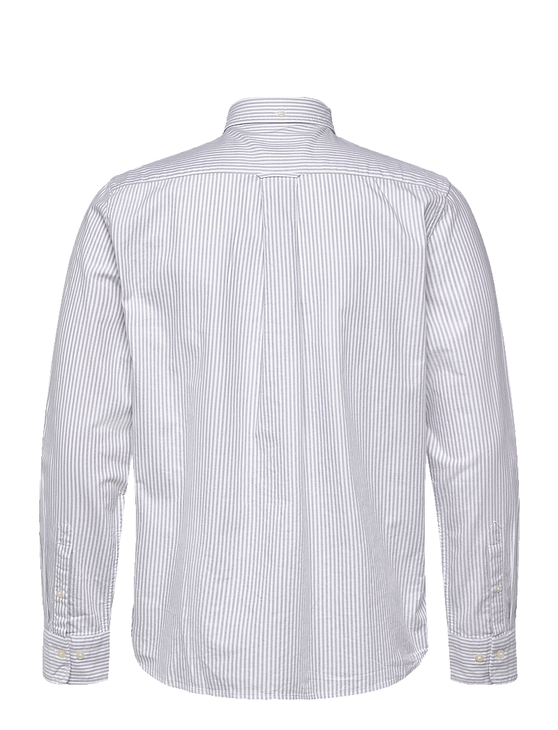 GANT - REG CLASSIC OXFORD STRIPE SHIRT - triibulised särgid - pewter grey - 2