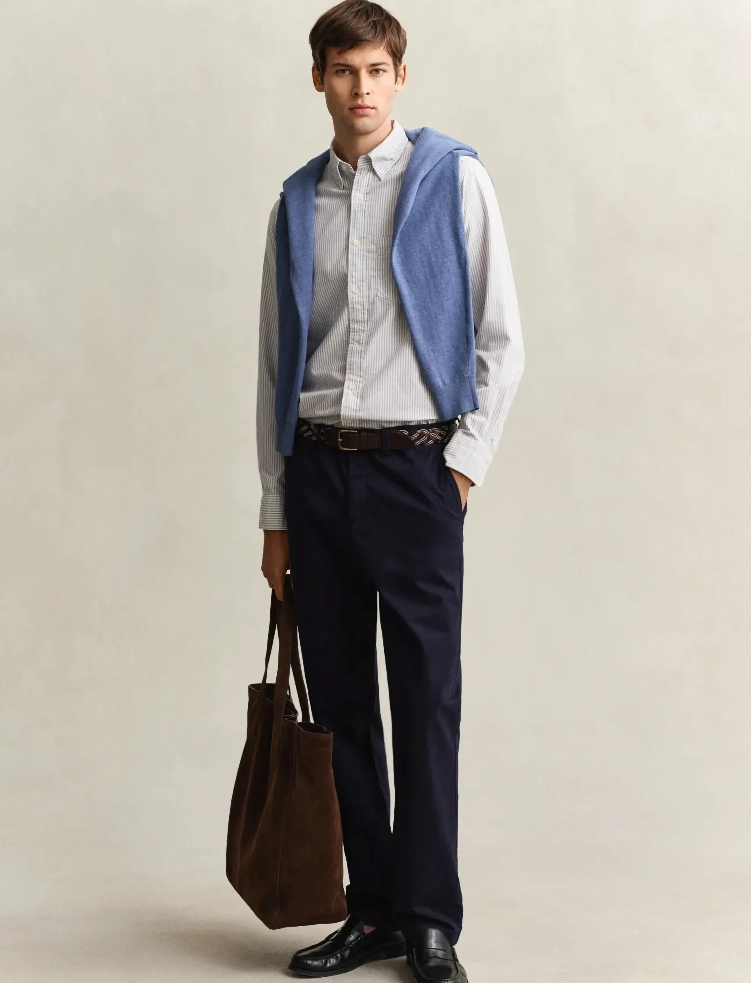Gant - REG CLASSIC OXFORD STRIPE SHIRT - chemises à rayures - pewter grey - 5