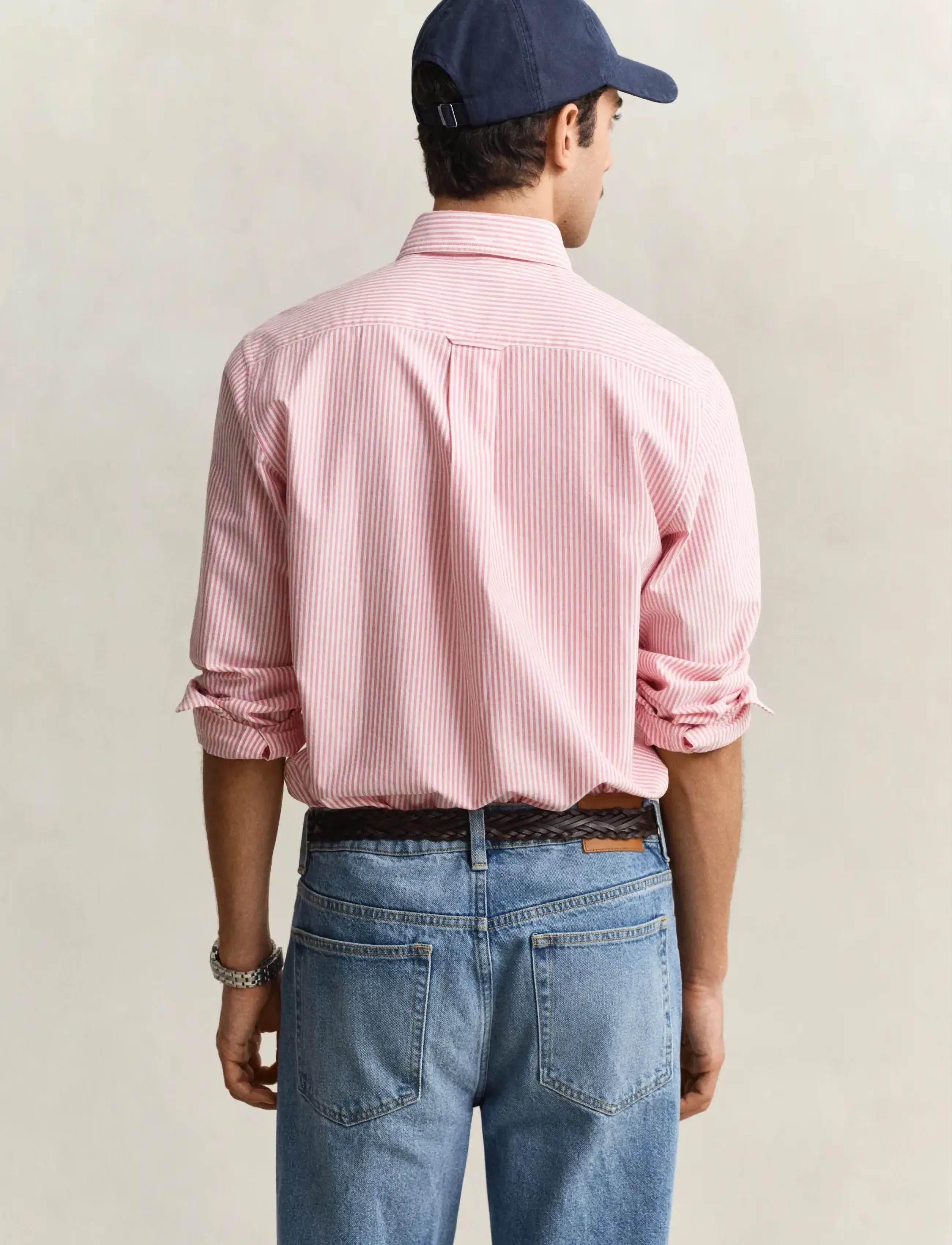 Gant - REG CLASSIC OXFORD STRIPE SHIRT - oxford skjorter - rose red - 3