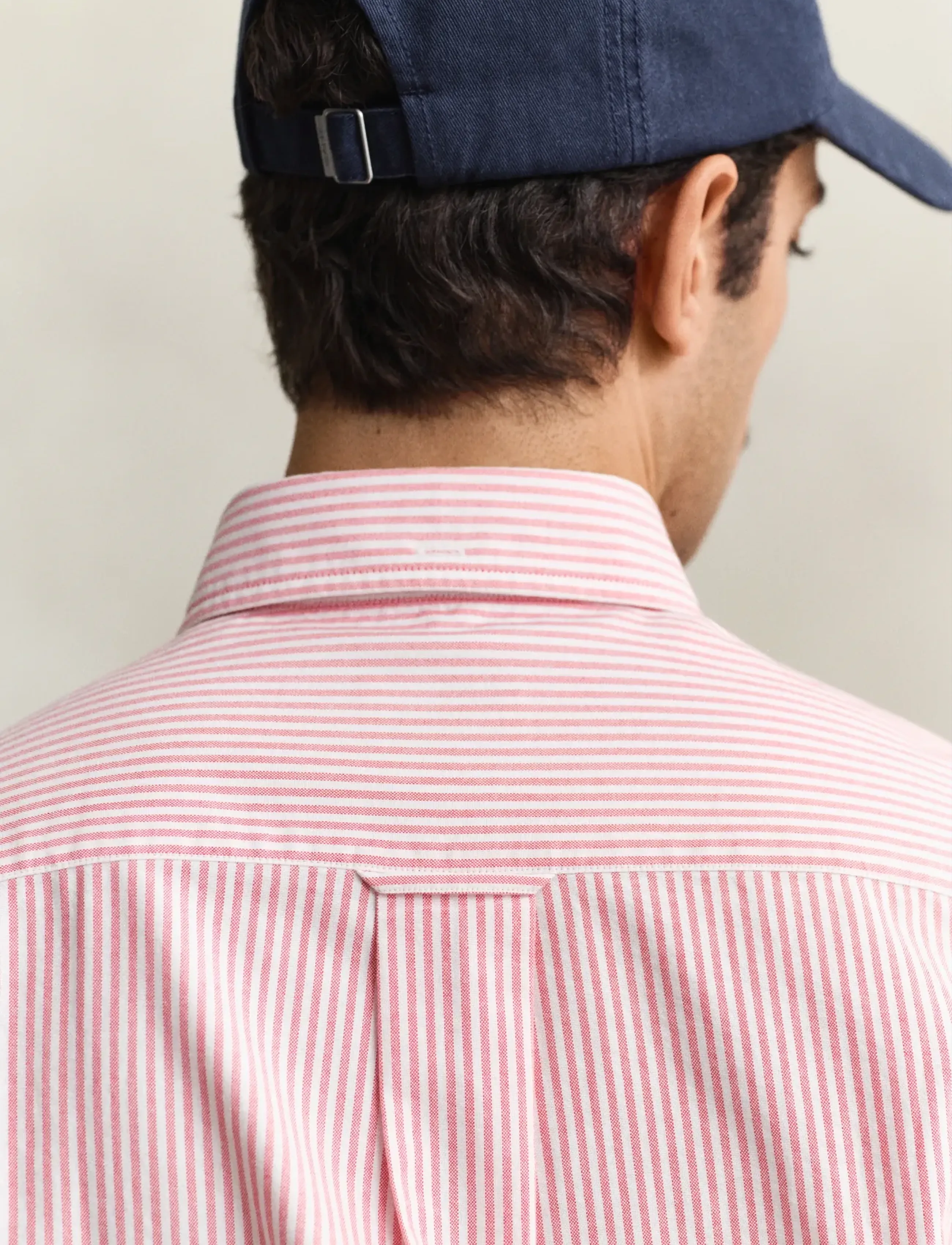 Gant - REG CLASSIC OXFORD STRIPE SHIRT - oxford skjorter - rose red - 4