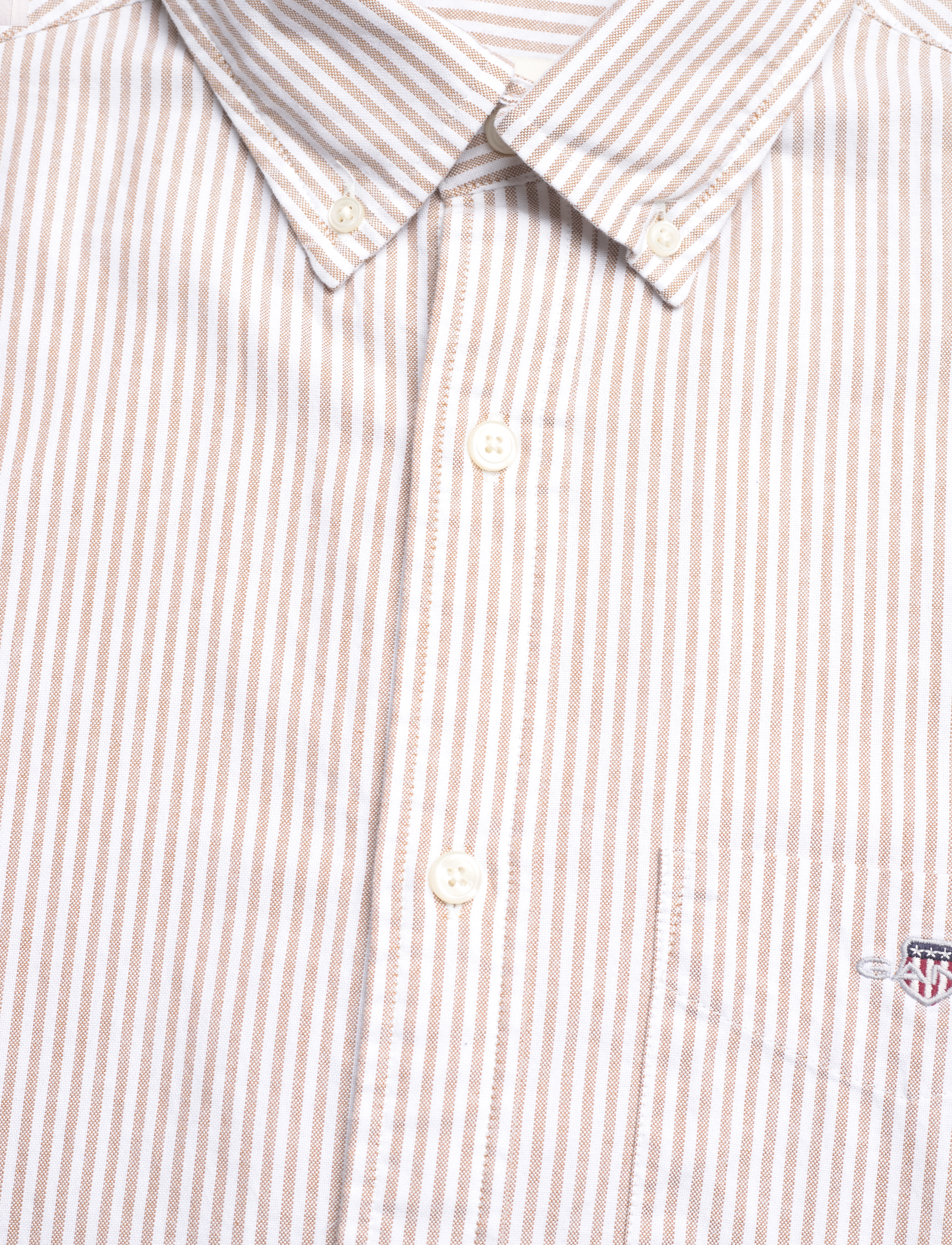 Gant - REG CLASSIC OXFORD STRIPE SHIRT - oxford-hemden - woody brown - 2