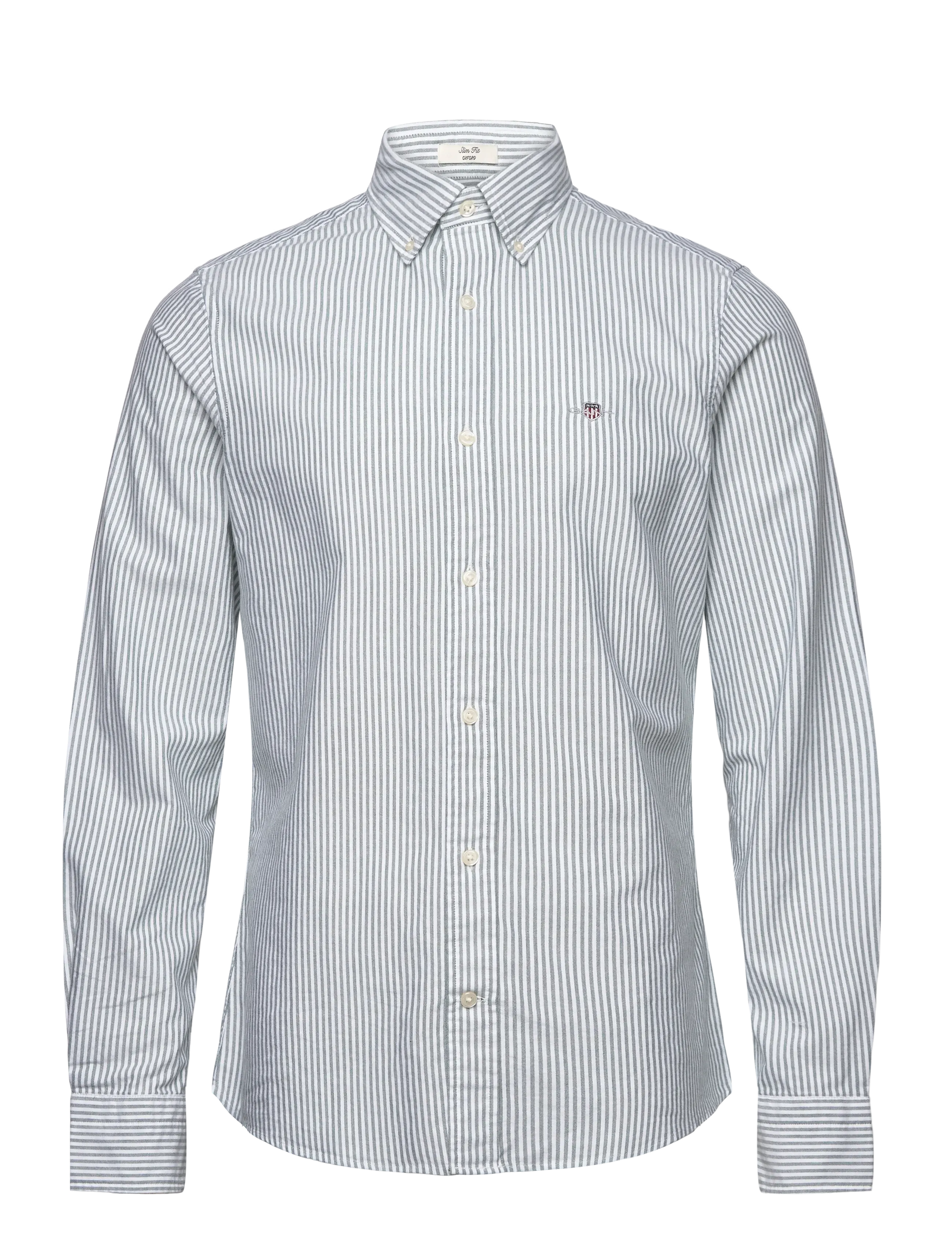 Gant Slim Classic Oxford Stripe Shirt, 3XL, Shirts, Blau - Casual, Männerswear