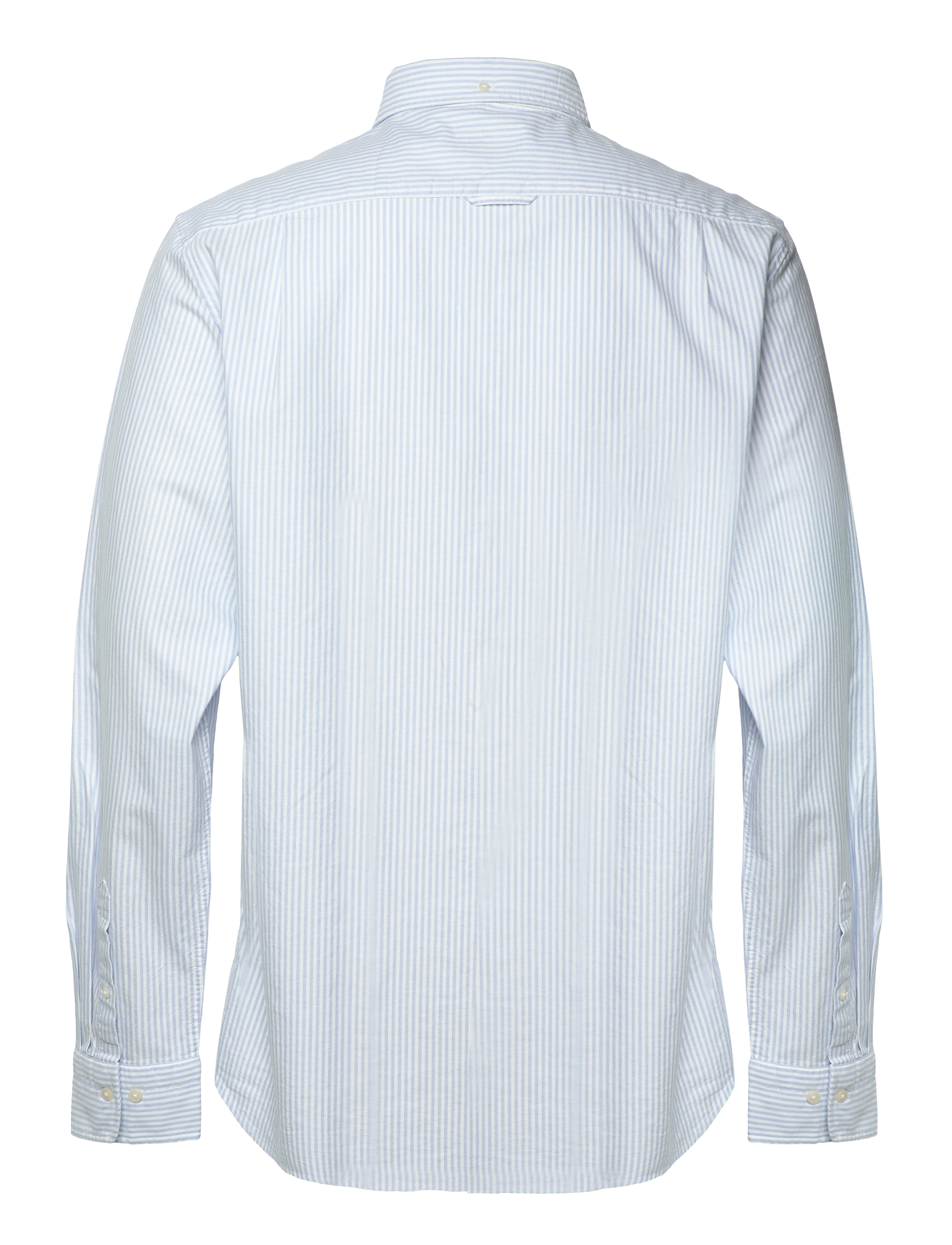 Gant - SLIM CLASSIC OXFORD STRIPE SHIRT - stribede skjorter - light blue - 2