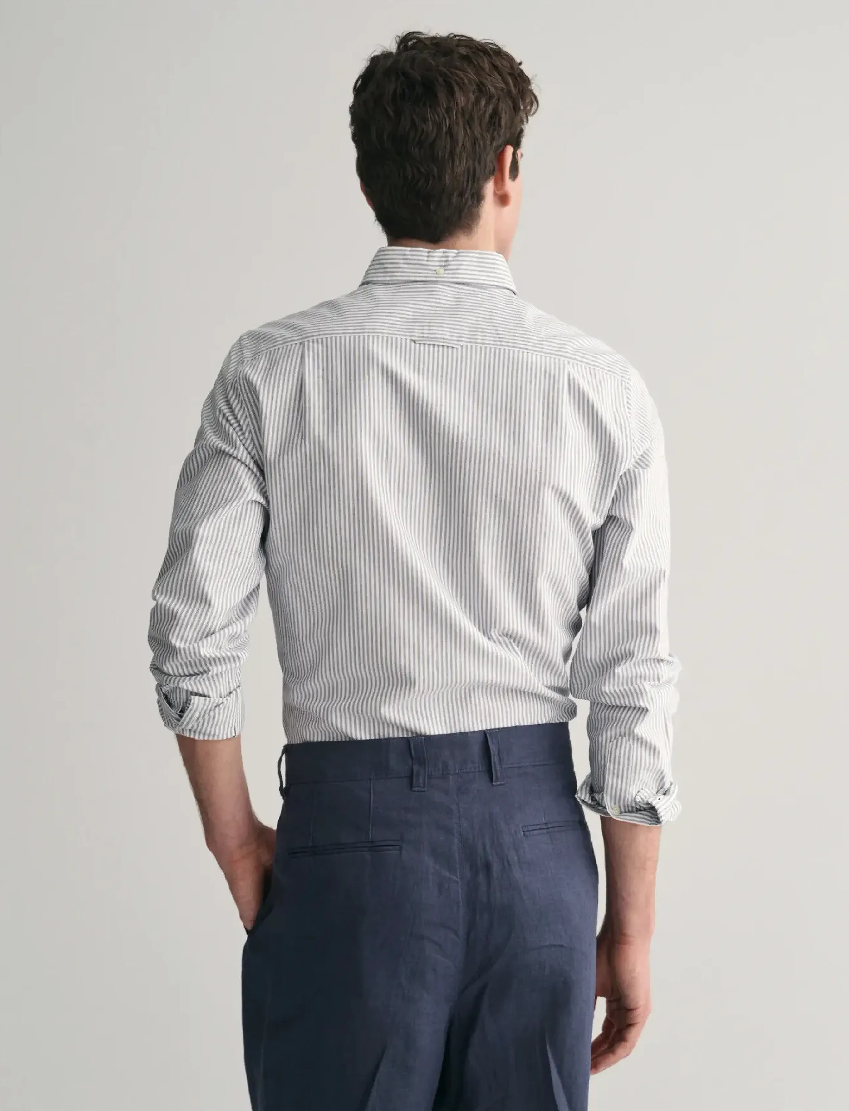 Gant - SLIM CLASSIC OXFORD STRIPE SHIRT - chemises à rayures - persian blue - 3