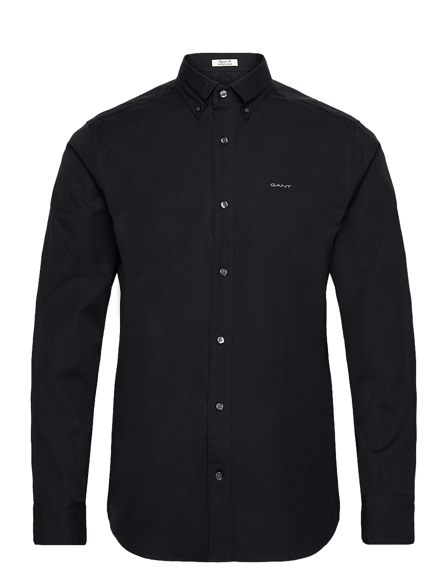 Gant - REG PINPOINT OXFORD SHIRT - oksfordo marškiniai - black - 1