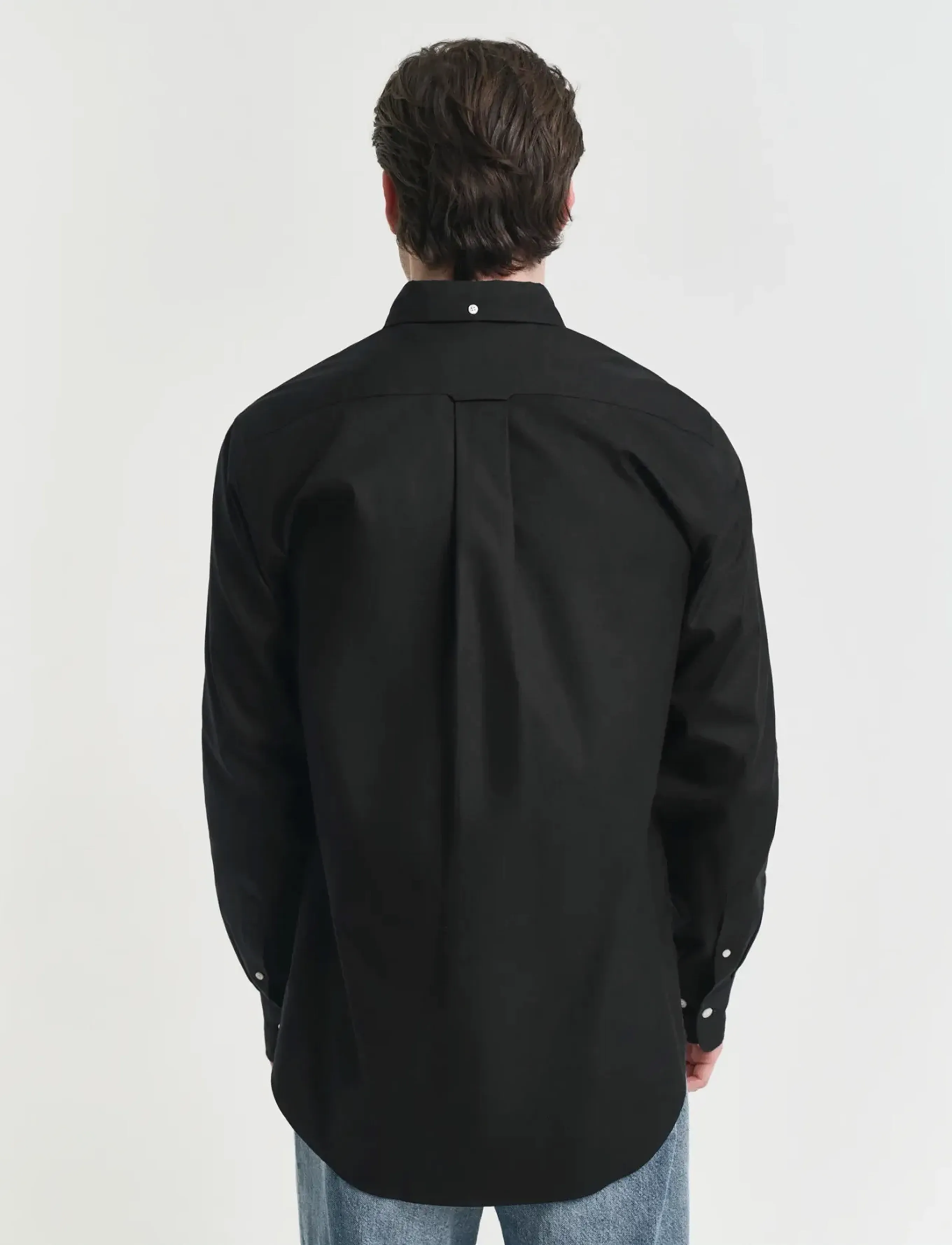 Gant - REG PINPOINT OXFORD SHIRT - oksfordo marškiniai - black - 3